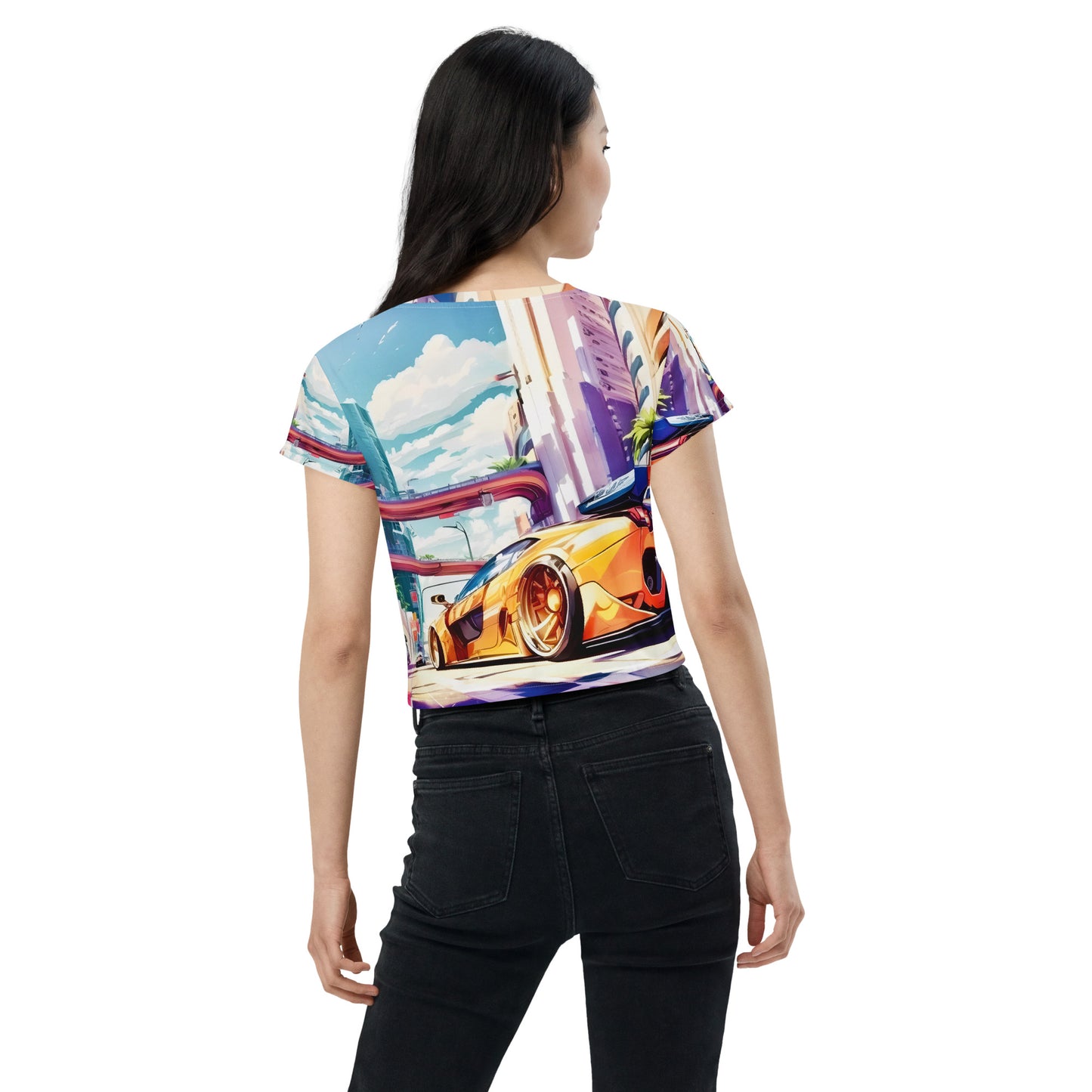 CITY HUNTER Women's Crop Tee