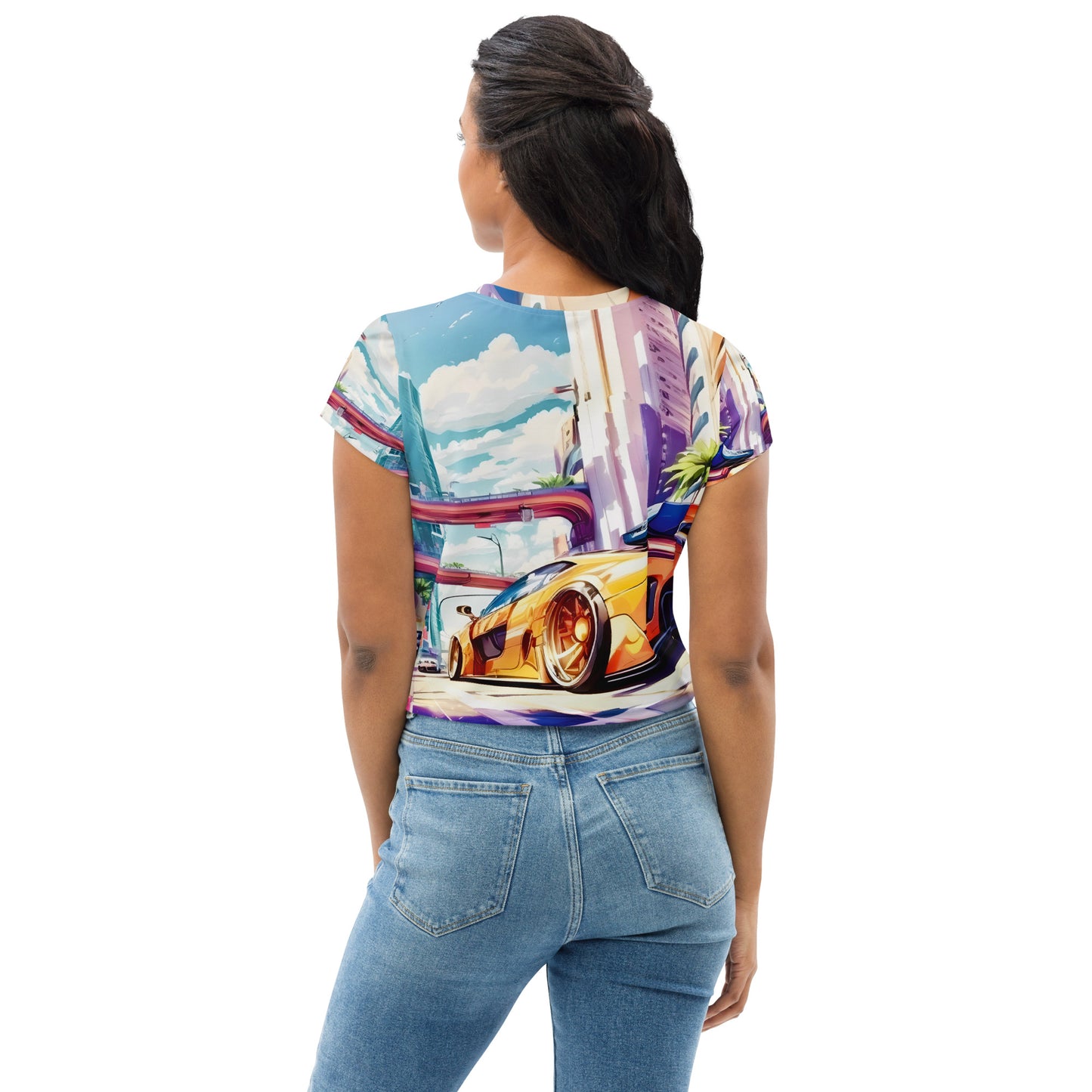 CITY HUNTER Women's Crop Tee
