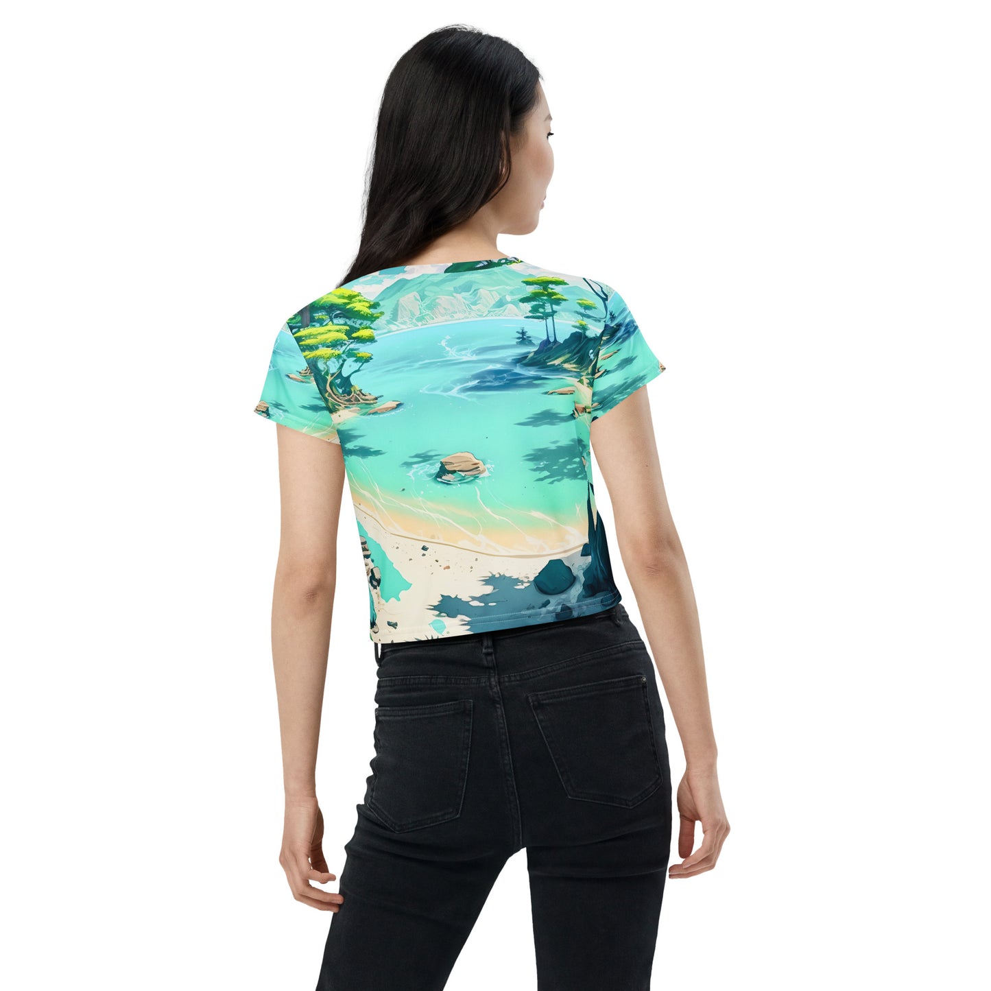 LAGOON LOVER #1 (Women's Crop Tee)