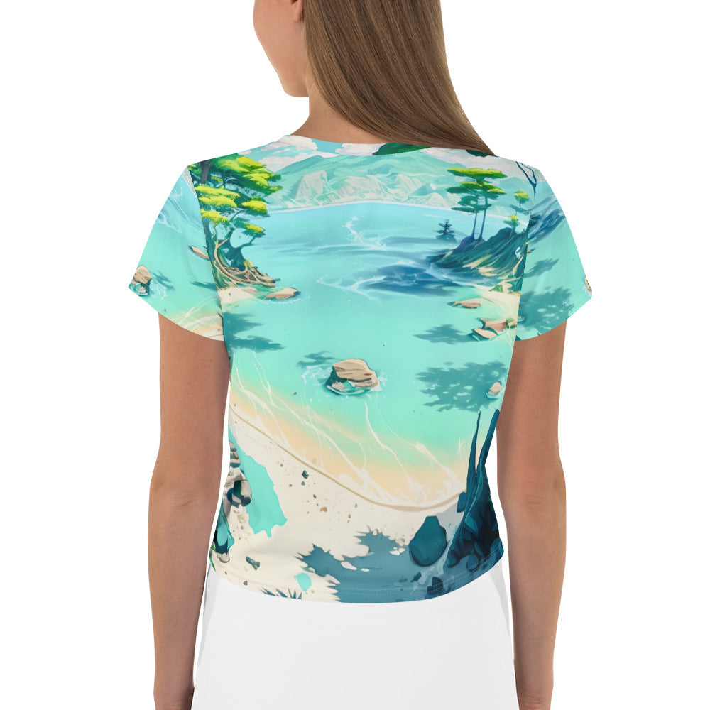 LAGOON LOVER #1 (Women's Crop Tee)