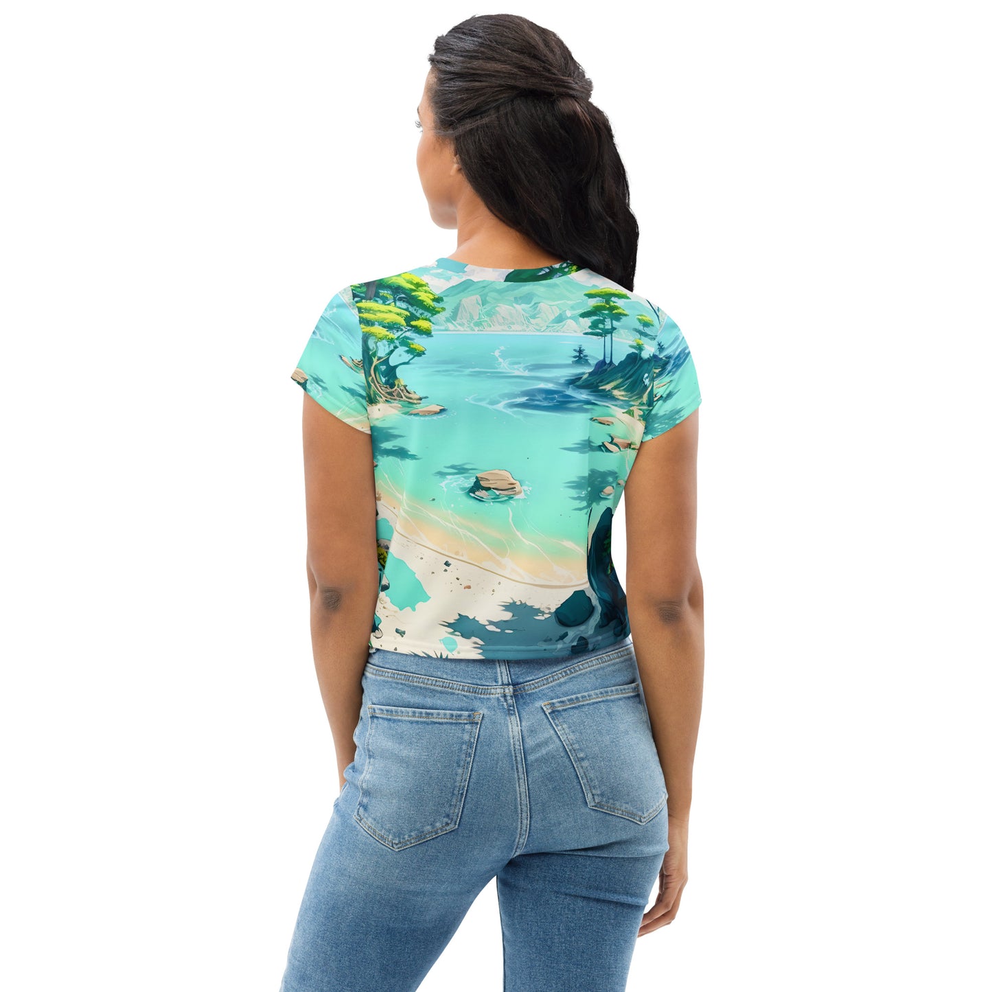 LAGOON LOVER #1 (Women's Crop Tee)
