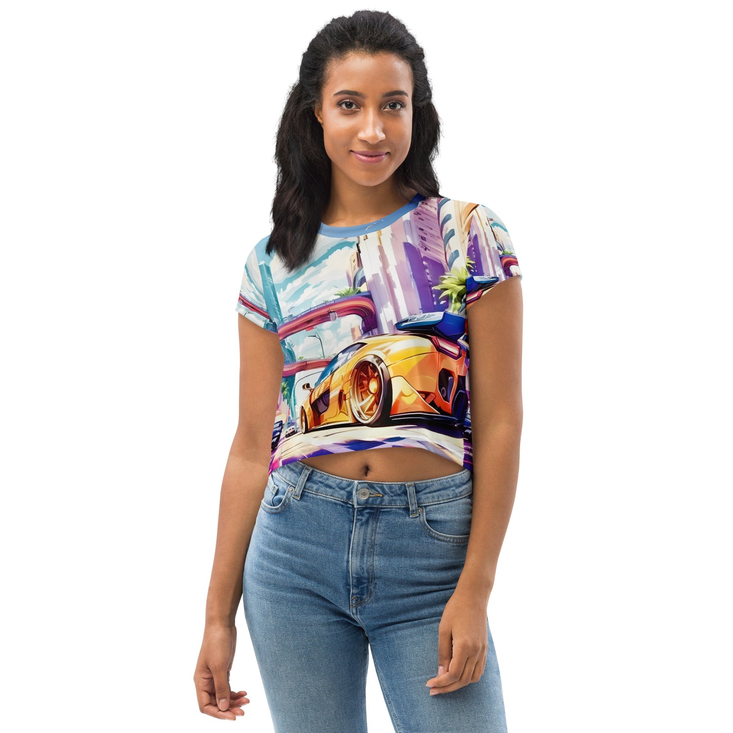 CITY HUNTER Women's Crop Tee