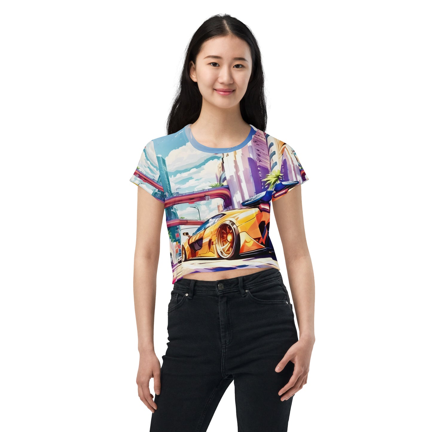 CITY HUNTER Women's Crop Tee