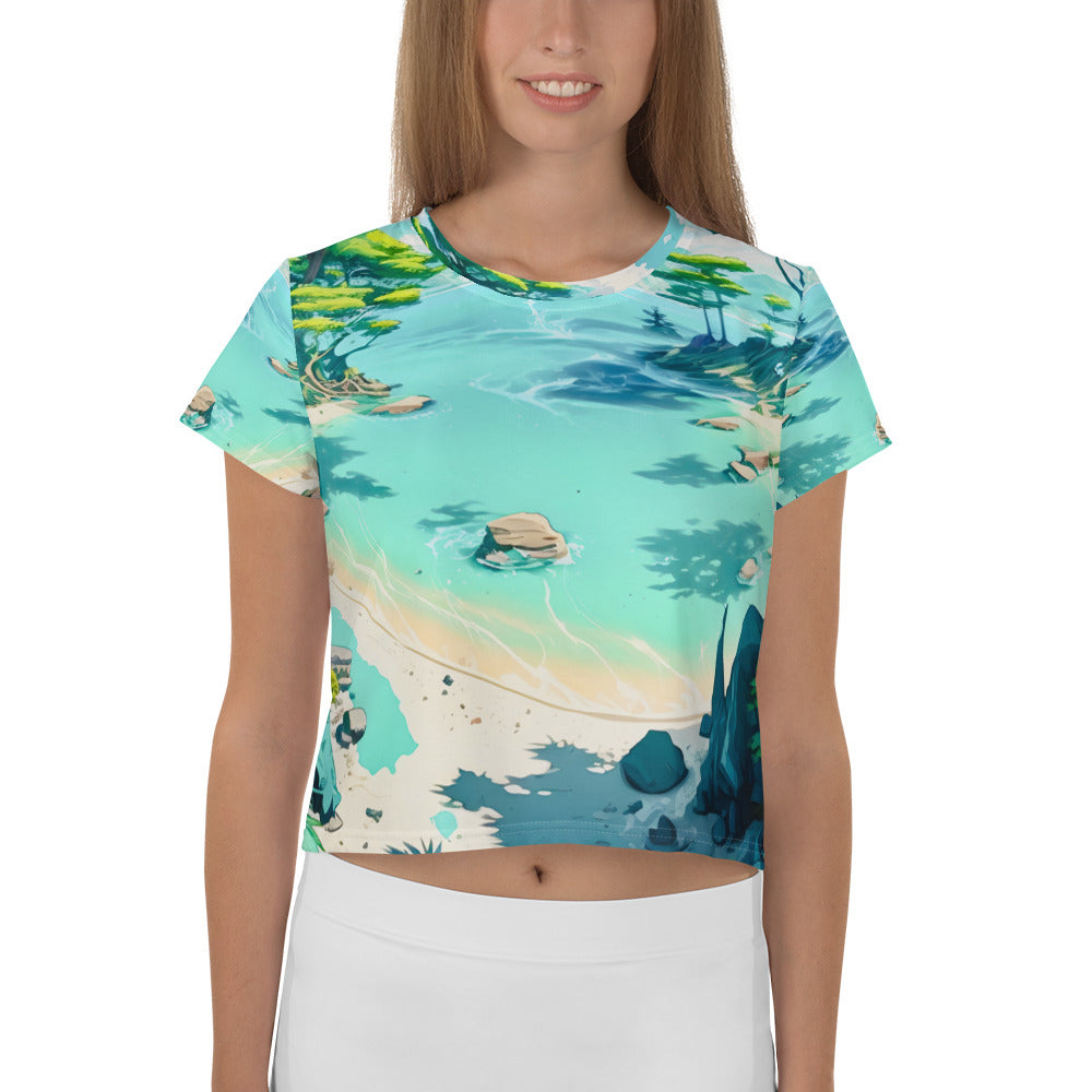 LAGOON LOVER #1 (Women's Crop Tee)