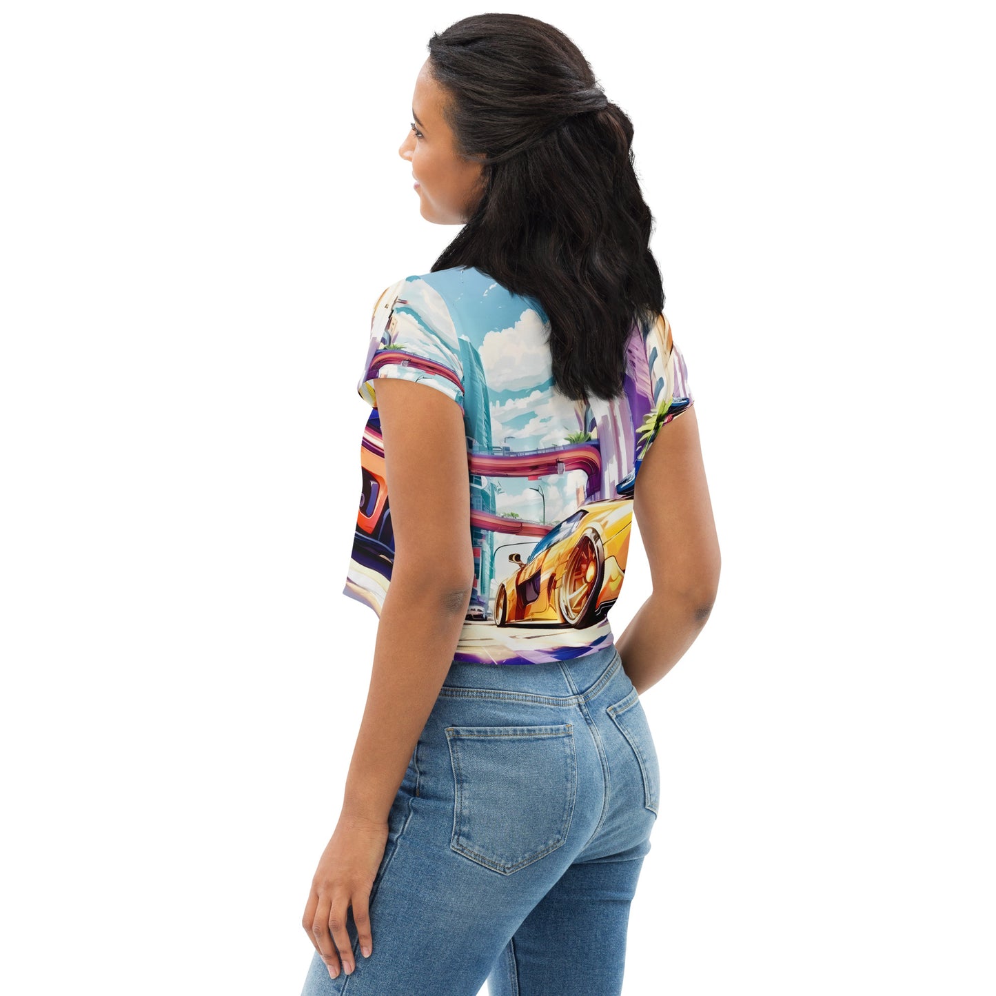CITY HUNTER Women's Crop Tee
