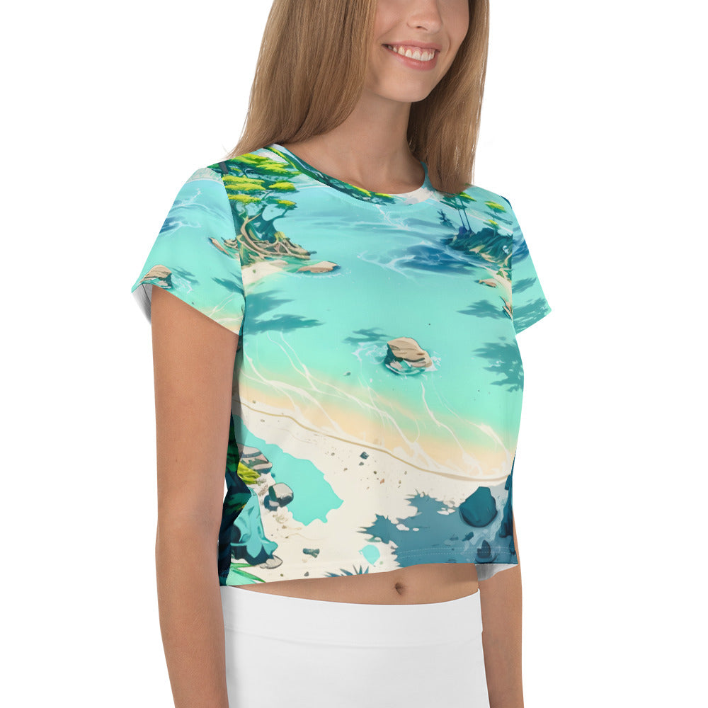LAGOON LOVER #1 (Women's Crop Tee)
