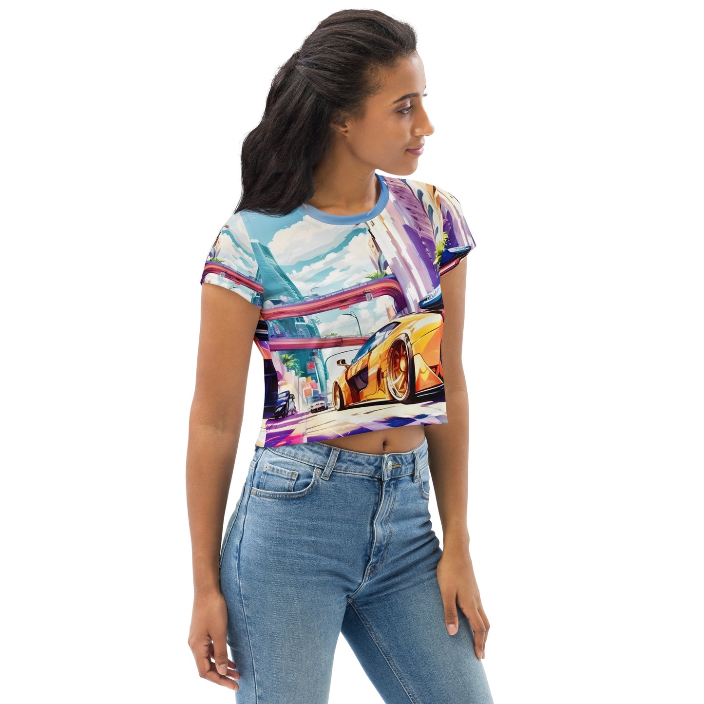 CITY HUNTER Women's Crop Tee