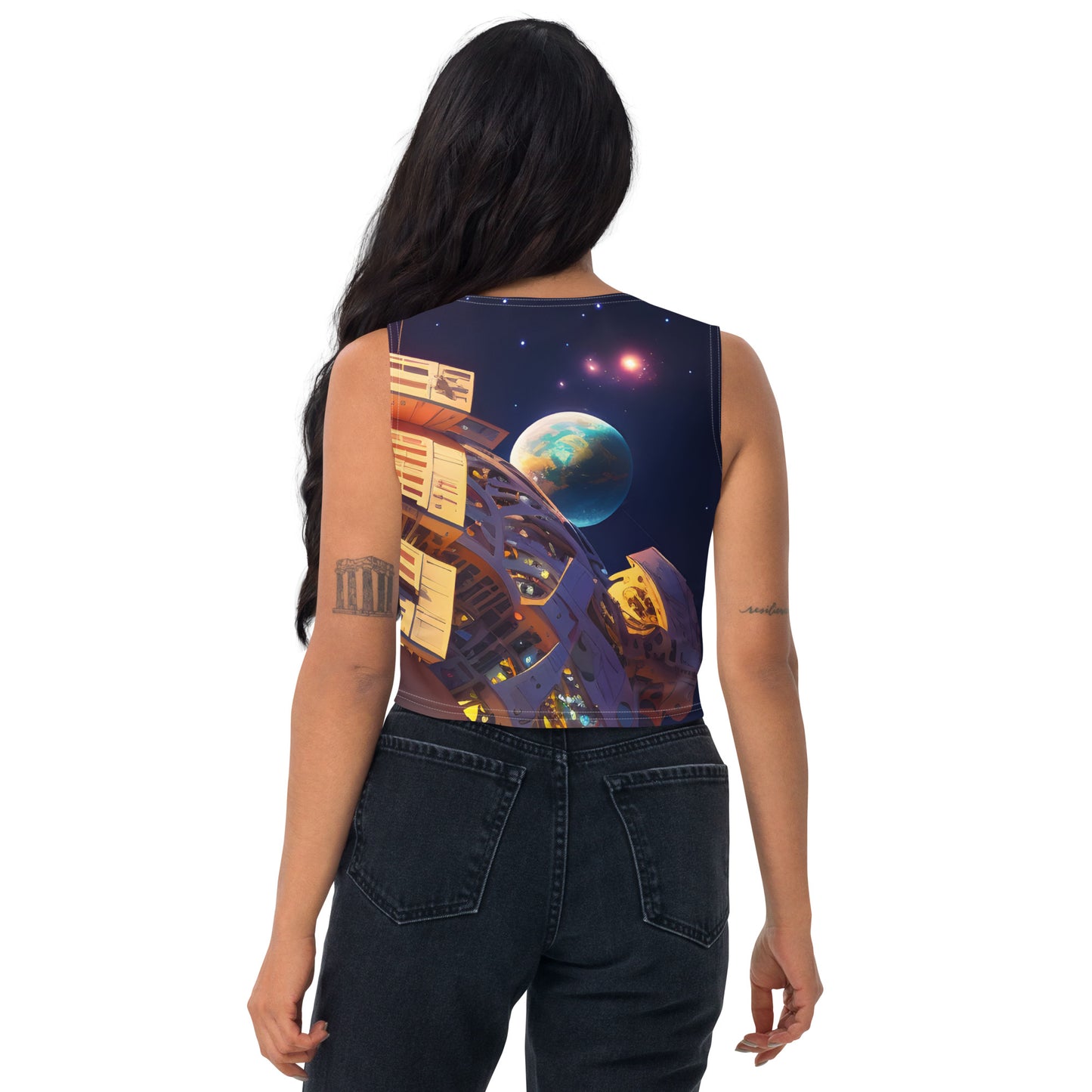 SPACE EXPLORER #1 (Women's Crop Top)