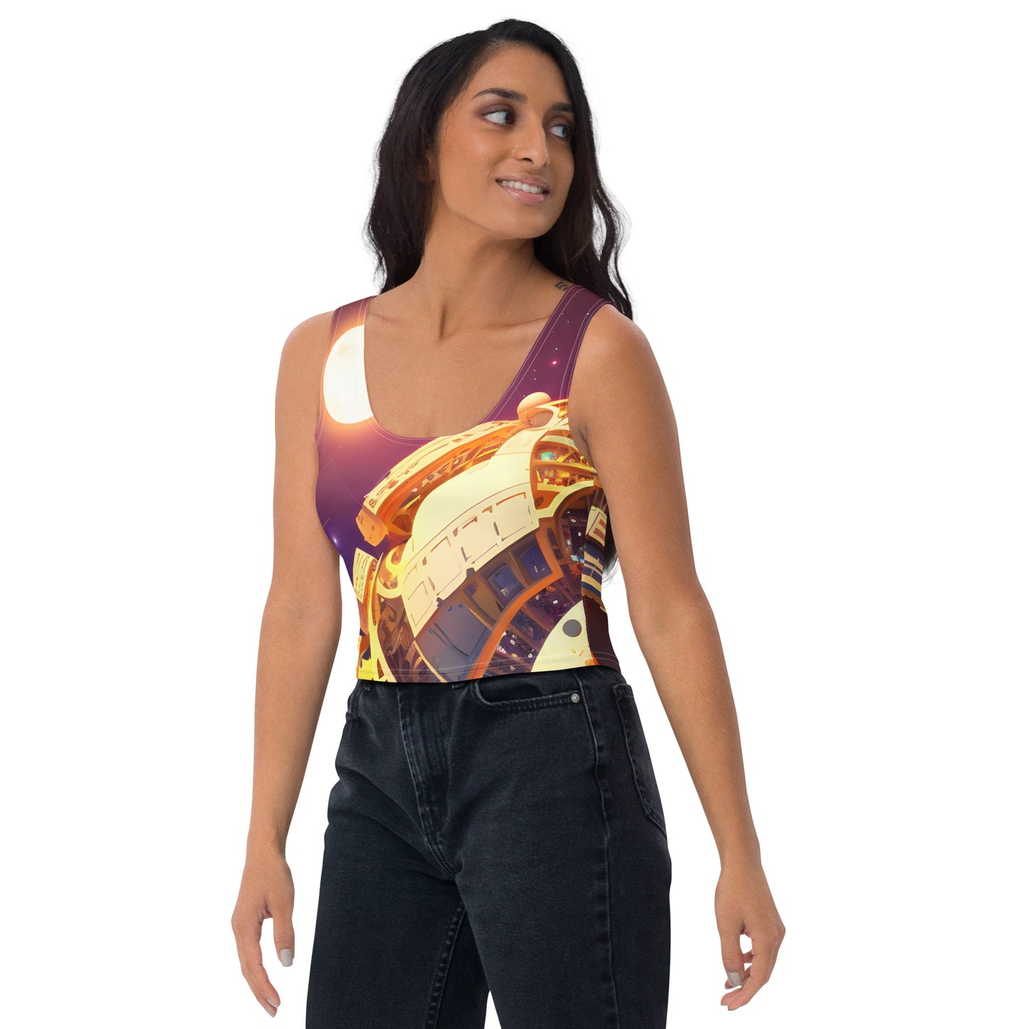 SPACE EXPLORER #1 (Women's Crop Top)
