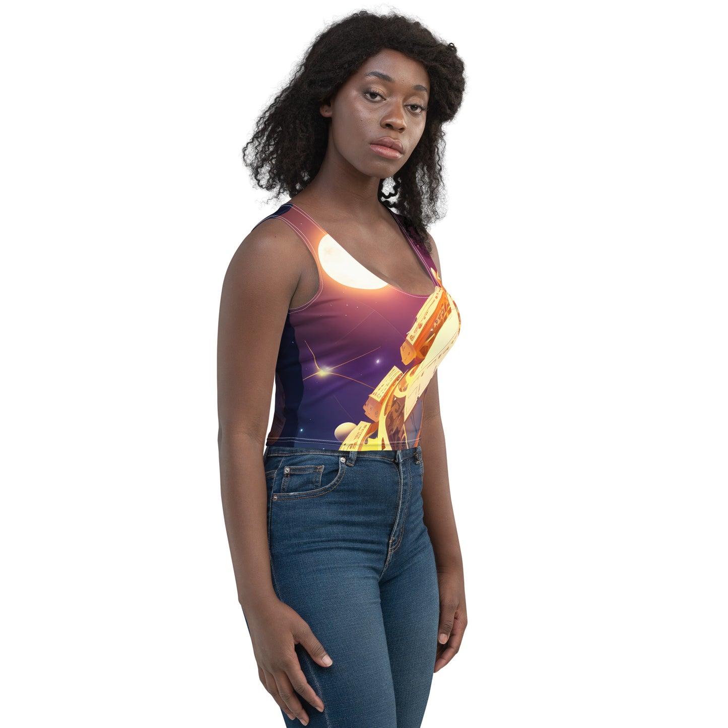 SPACE EXPLORER #1 (Women's Crop Top)