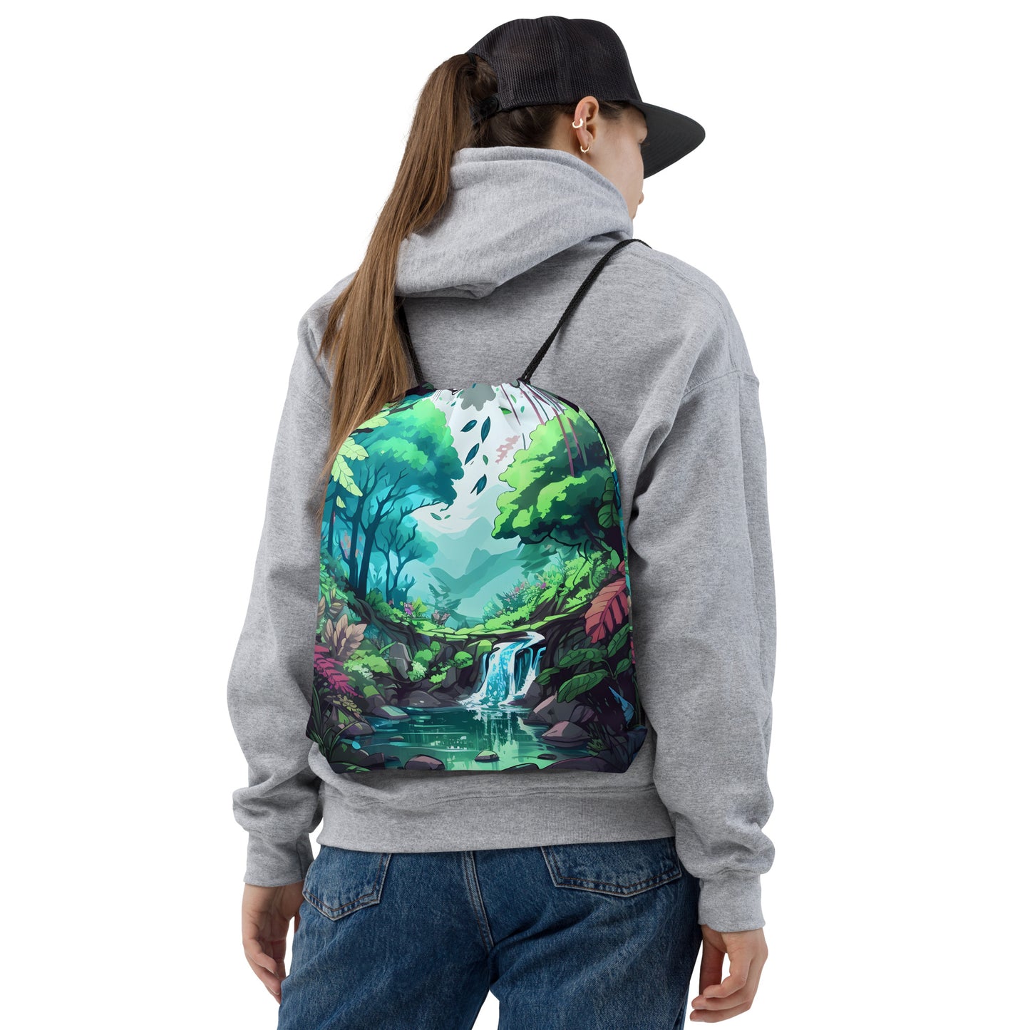 FOREST WALKER Essential Drawstring Bag