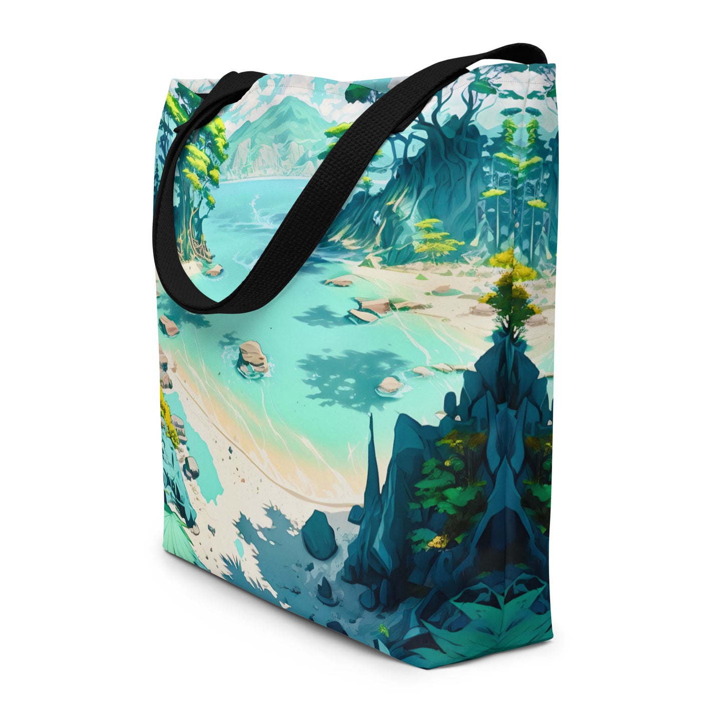 LAGOON LOVER #1 (Large Tote Bag)