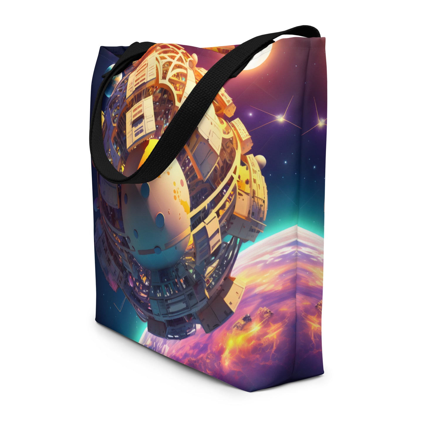 SPACE EXPLORER #1 (Large Tote Bag)