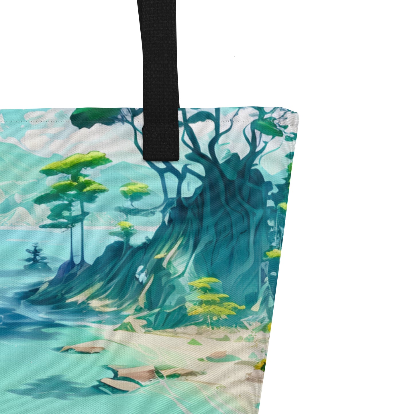 LAGOON LOVER #1 (Large Tote Bag)