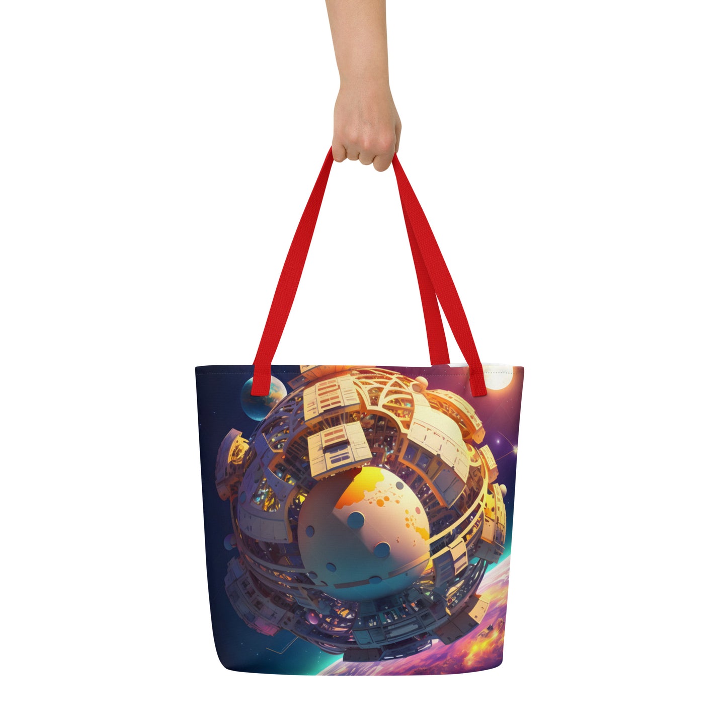 SPACE EXPLORER #1 (Large Tote Bag)