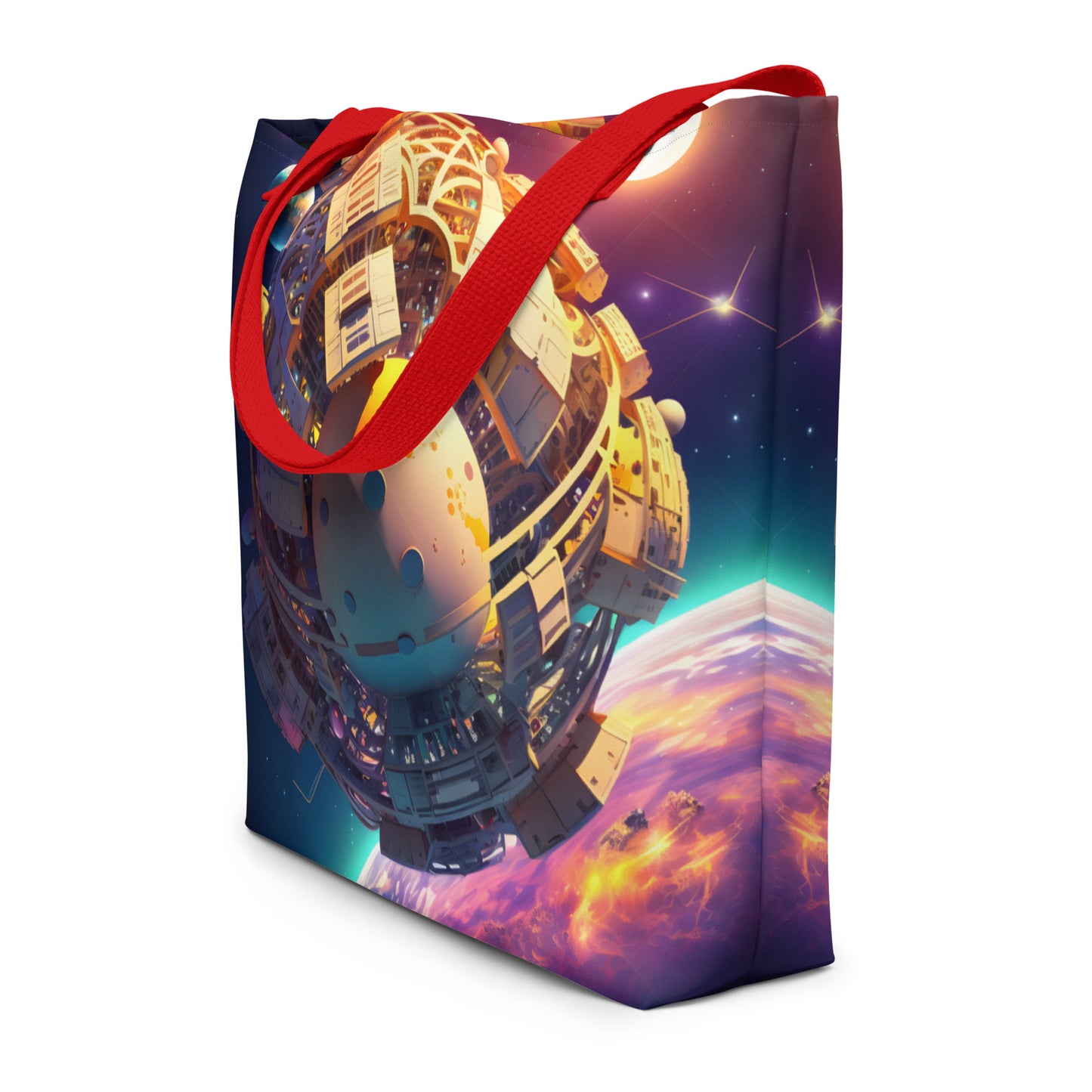 SPACE EXPLORER #1 (Large Tote Bag)