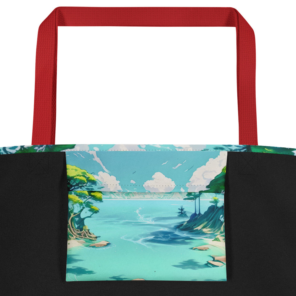 LAGOON LOVER #1 (Large Tote Bag)