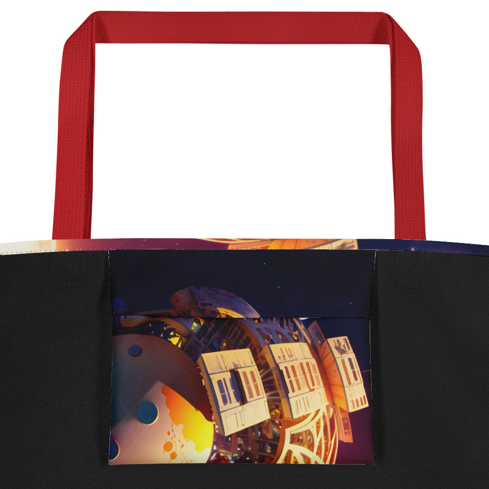SPACE EXPLORER #1 (Large Tote Bag)