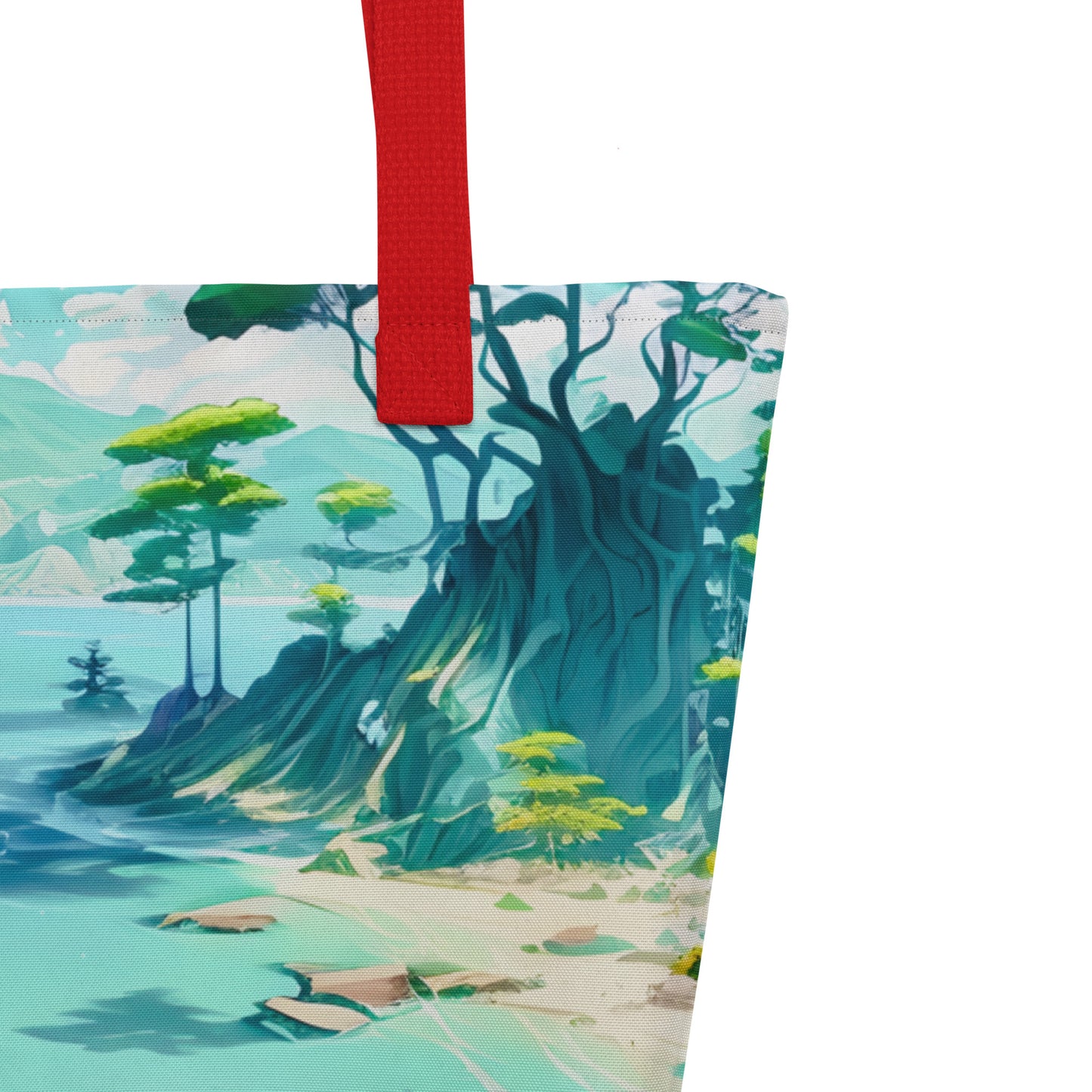 LAGOON LOVER #1 (Large Tote Bag)