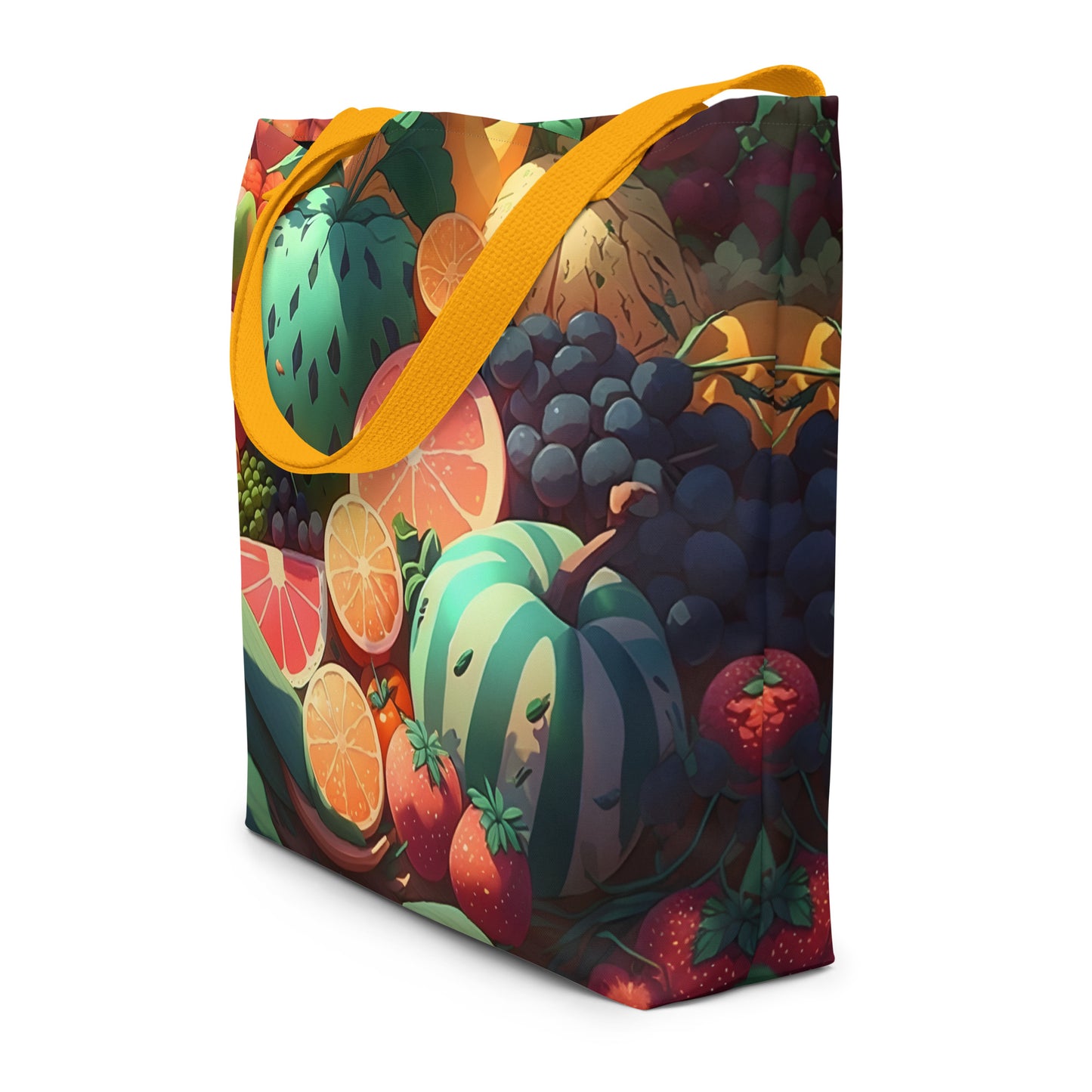 FRUITY VEGGIE #1 (Large Tote Bag)