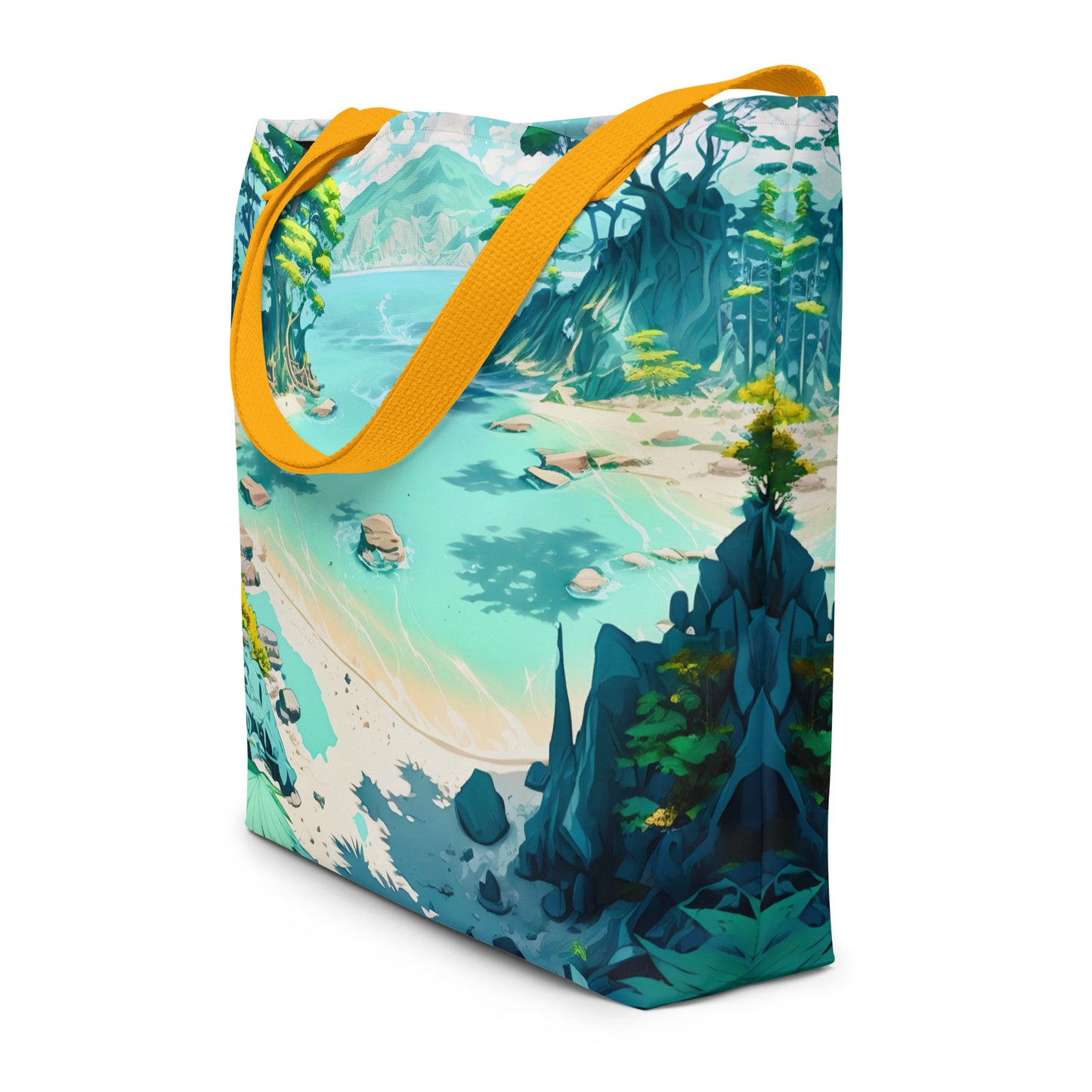 LAGOON LOVER #1 (Large Tote Bag)