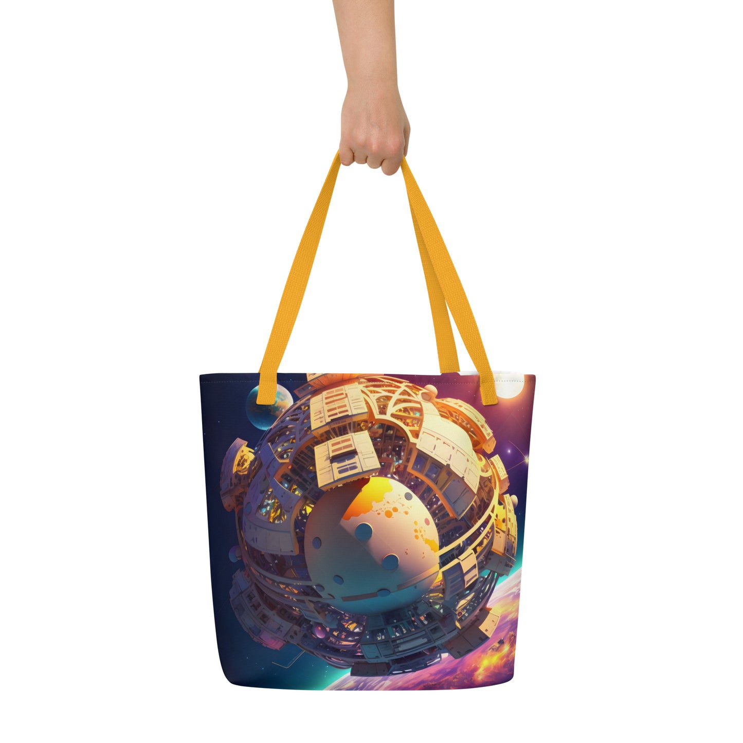 SPACE EXPLORER #1 (Large Tote Bag)
