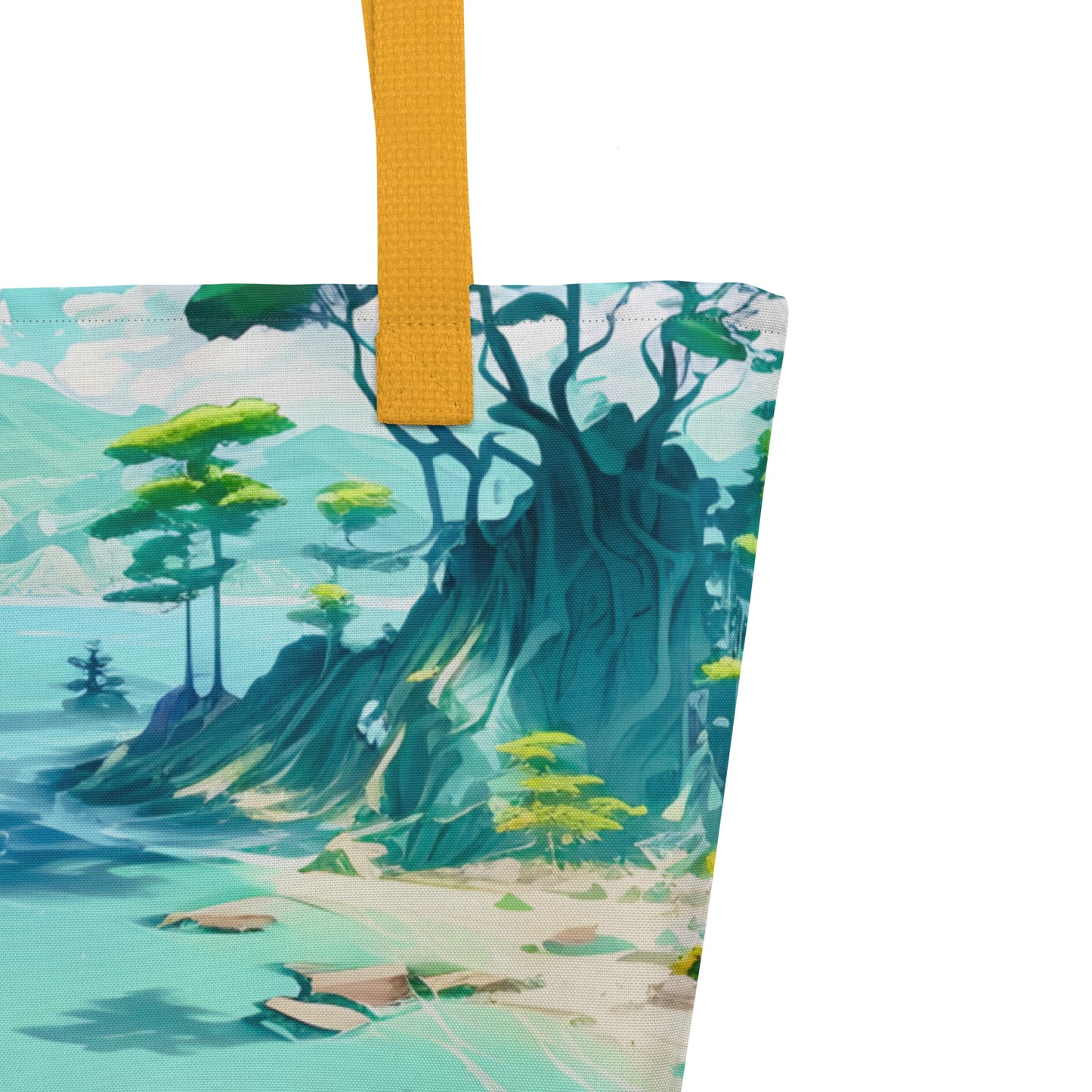LAGOON LOVER #1 (Large Tote Bag)