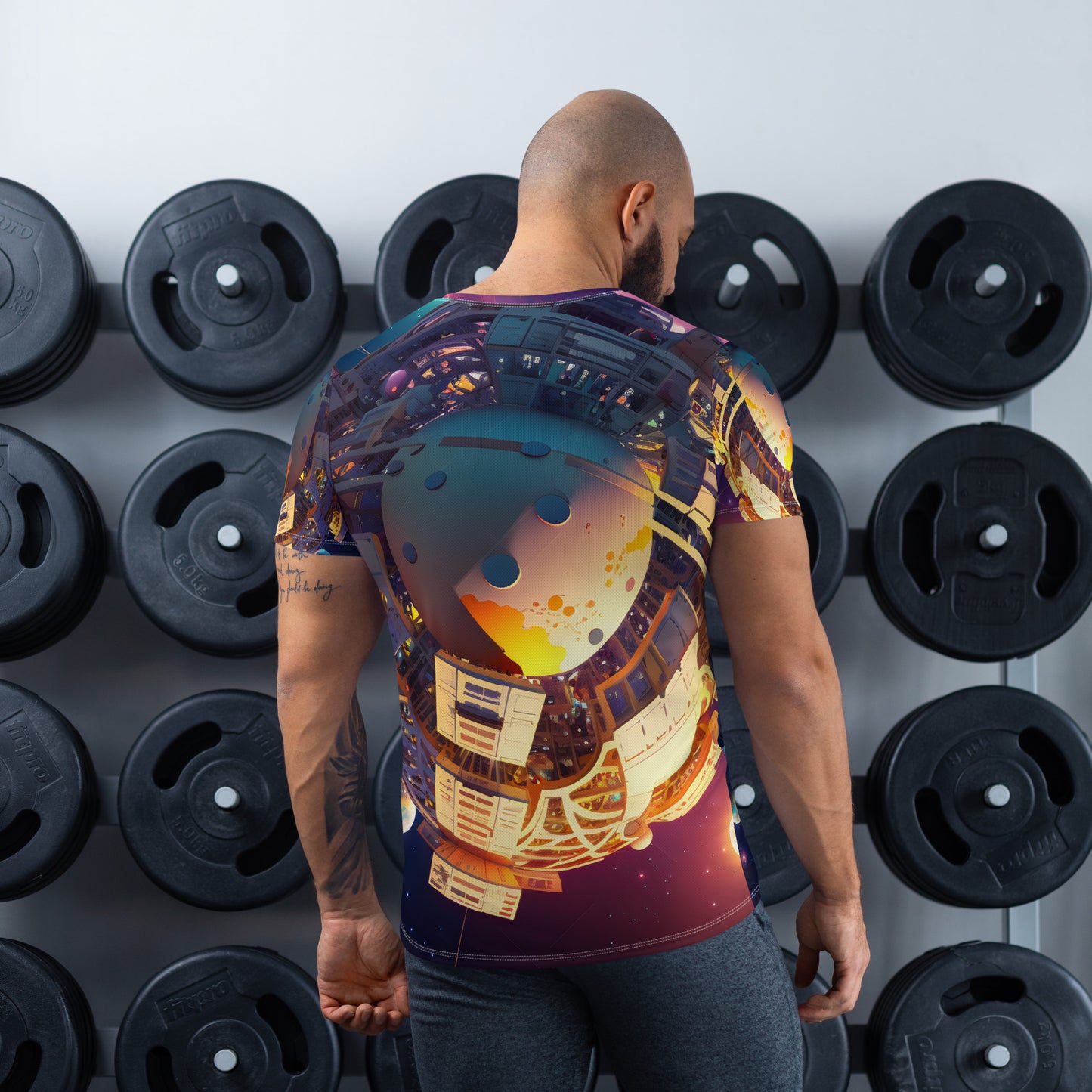 SPACE EXPLORER #1 (Men's Athletic T-Shirt)