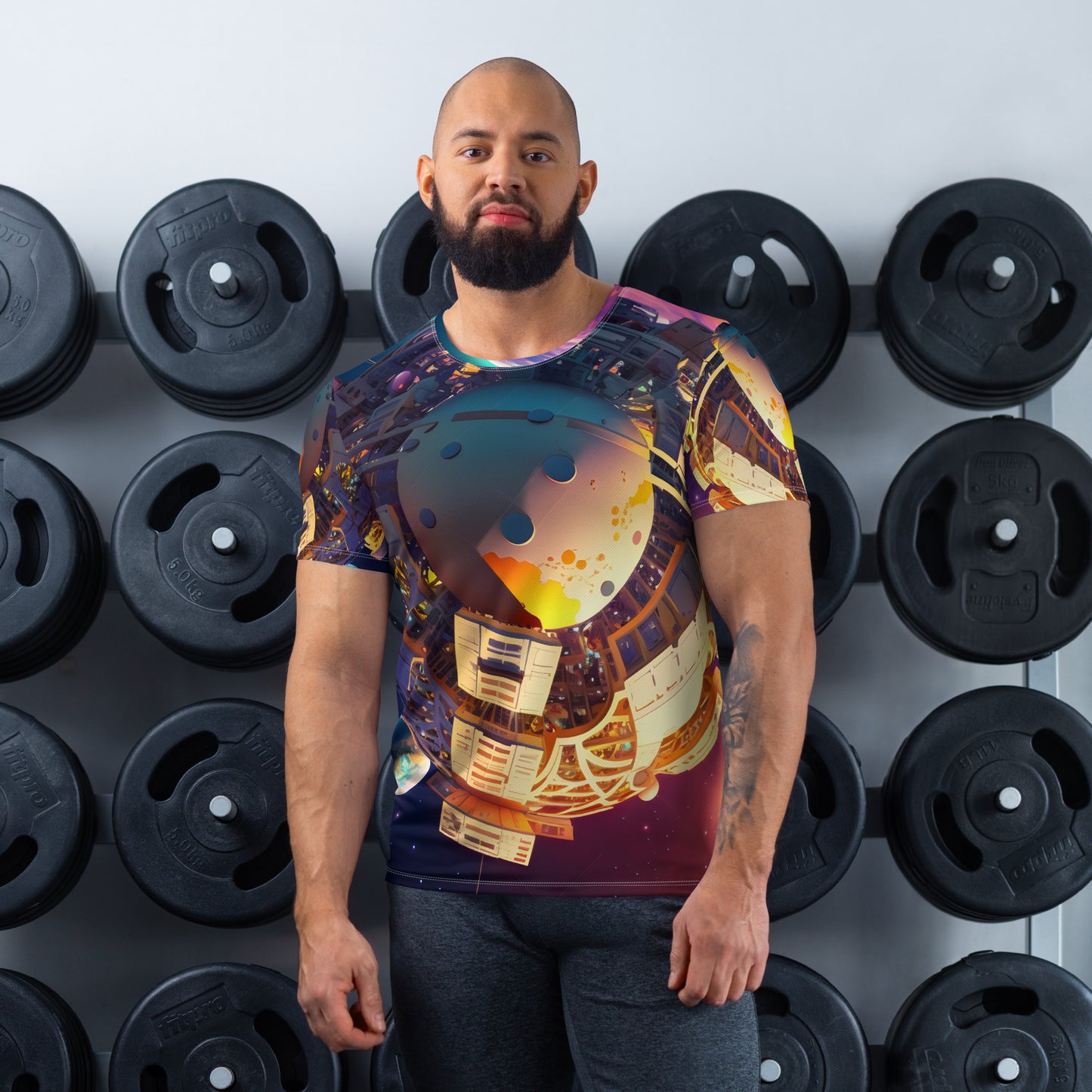 SPACE EXPLORER #1 (Men's Athletic T-Shirt)