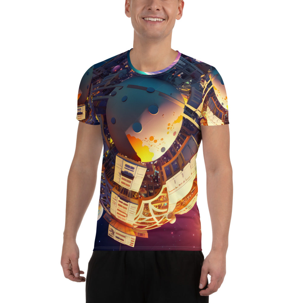SPACE EXPLORER #1 (Men's Athletic T-Shirt)
