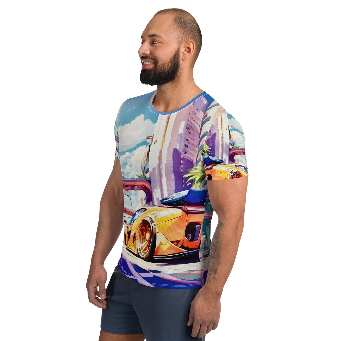 CITY HUNTER Men's Athletic T-Shirt