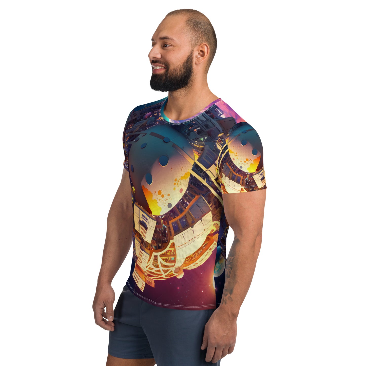 SPACE EXPLORER #1 (Men's Athletic T-Shirt)