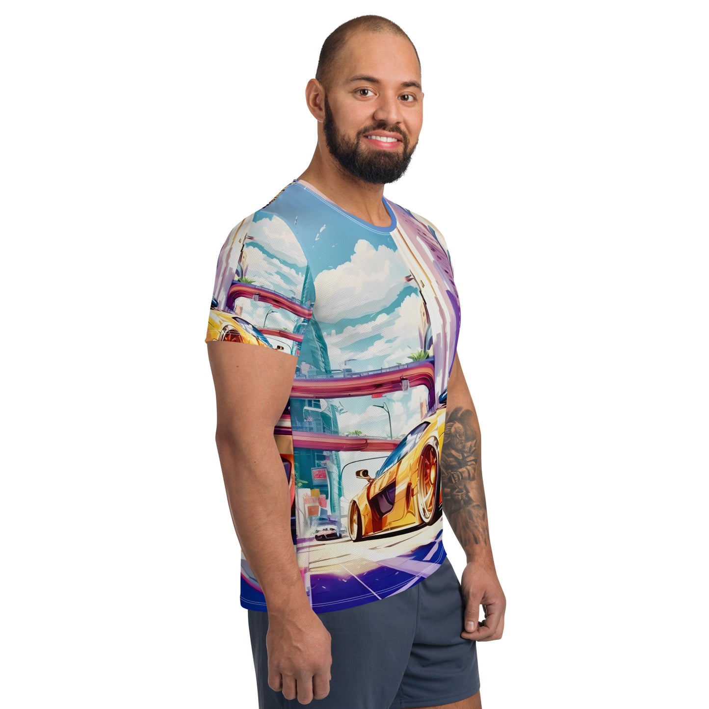 CITY HUNTER Men's Athletic T-Shirt