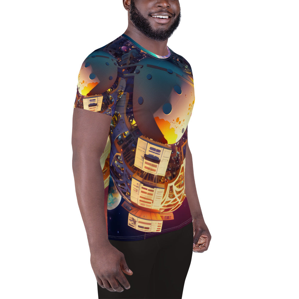 SPACE EXPLORER #1 (Men's Athletic T-Shirt)
