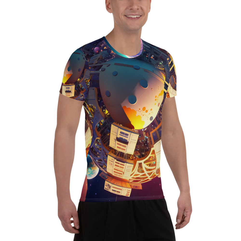 SPACE EXPLORER #1 (Men's Athletic T-Shirt)