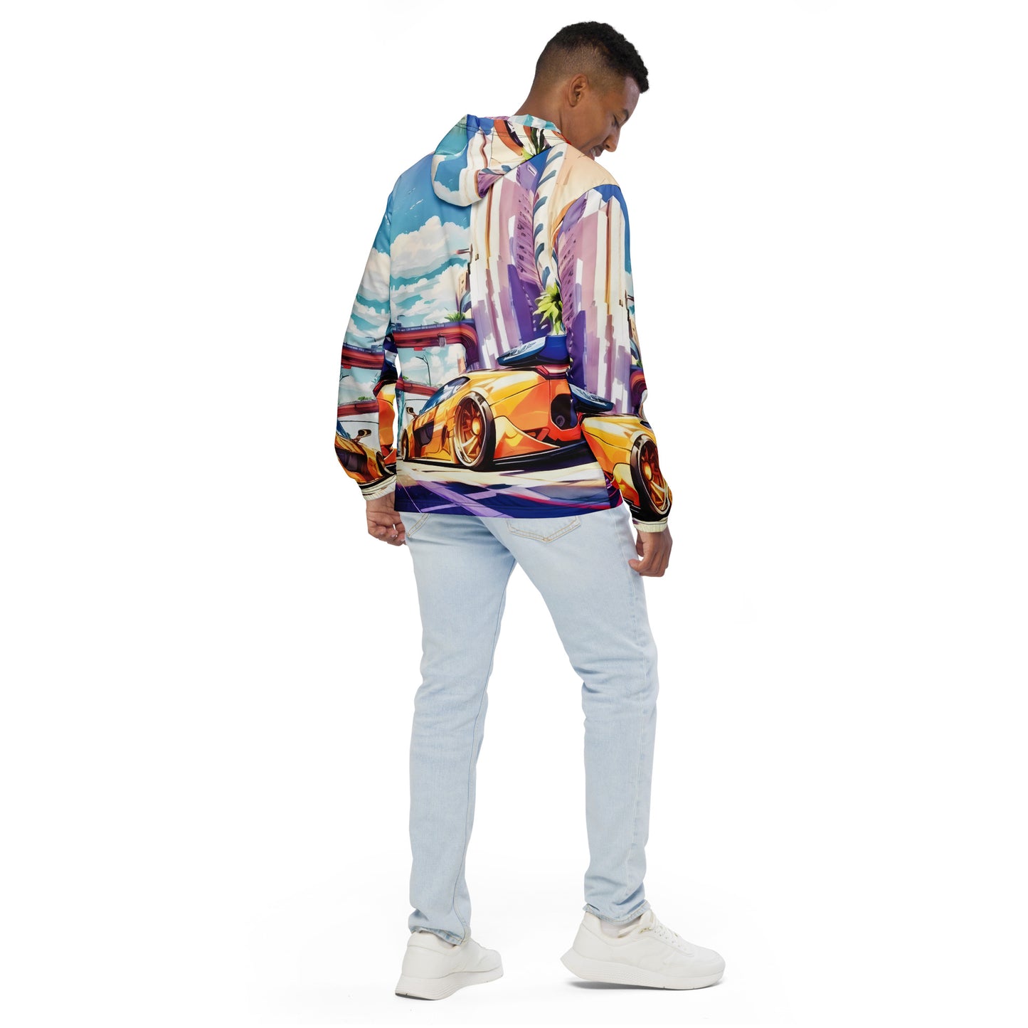 CITY HUNTER Men’s Lightweight Windbreaker