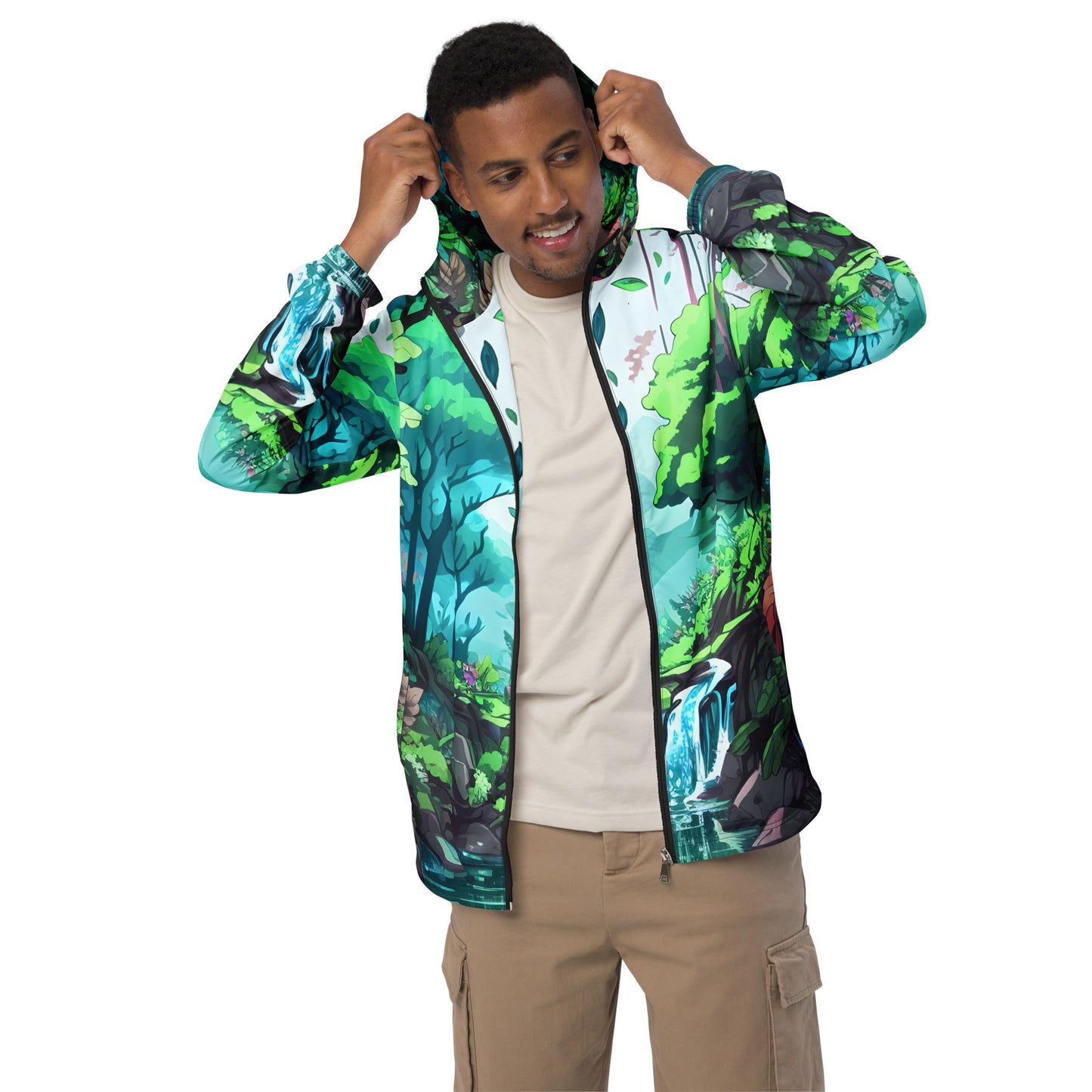 FOREST WALKER Men’s Lightweight Windbreaker