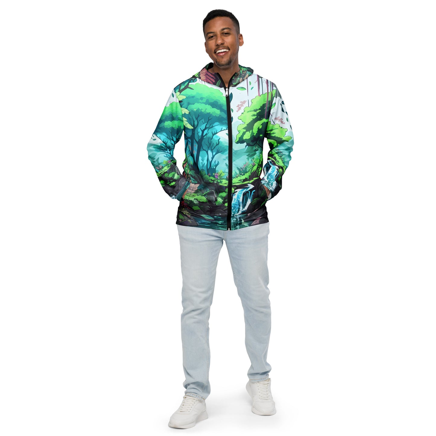 FOREST WALKER Men’s Lightweight Windbreaker