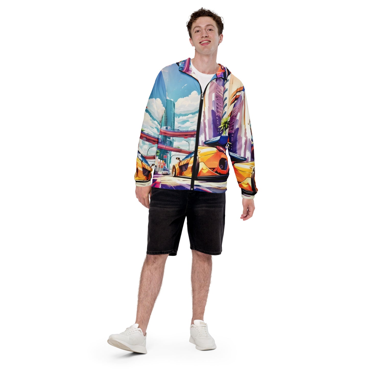 CITY HUNTER Men’s Lightweight Windbreaker