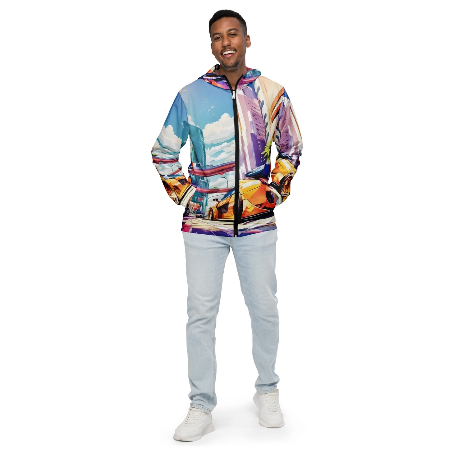 CITY HUNTER Men’s Lightweight Windbreaker