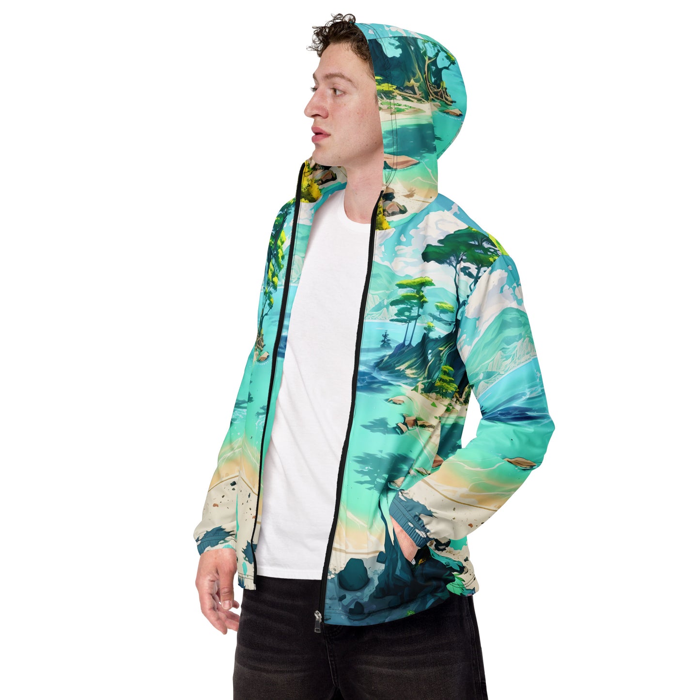 LAGOON LOVER #1 (Men’s Windbreaker)