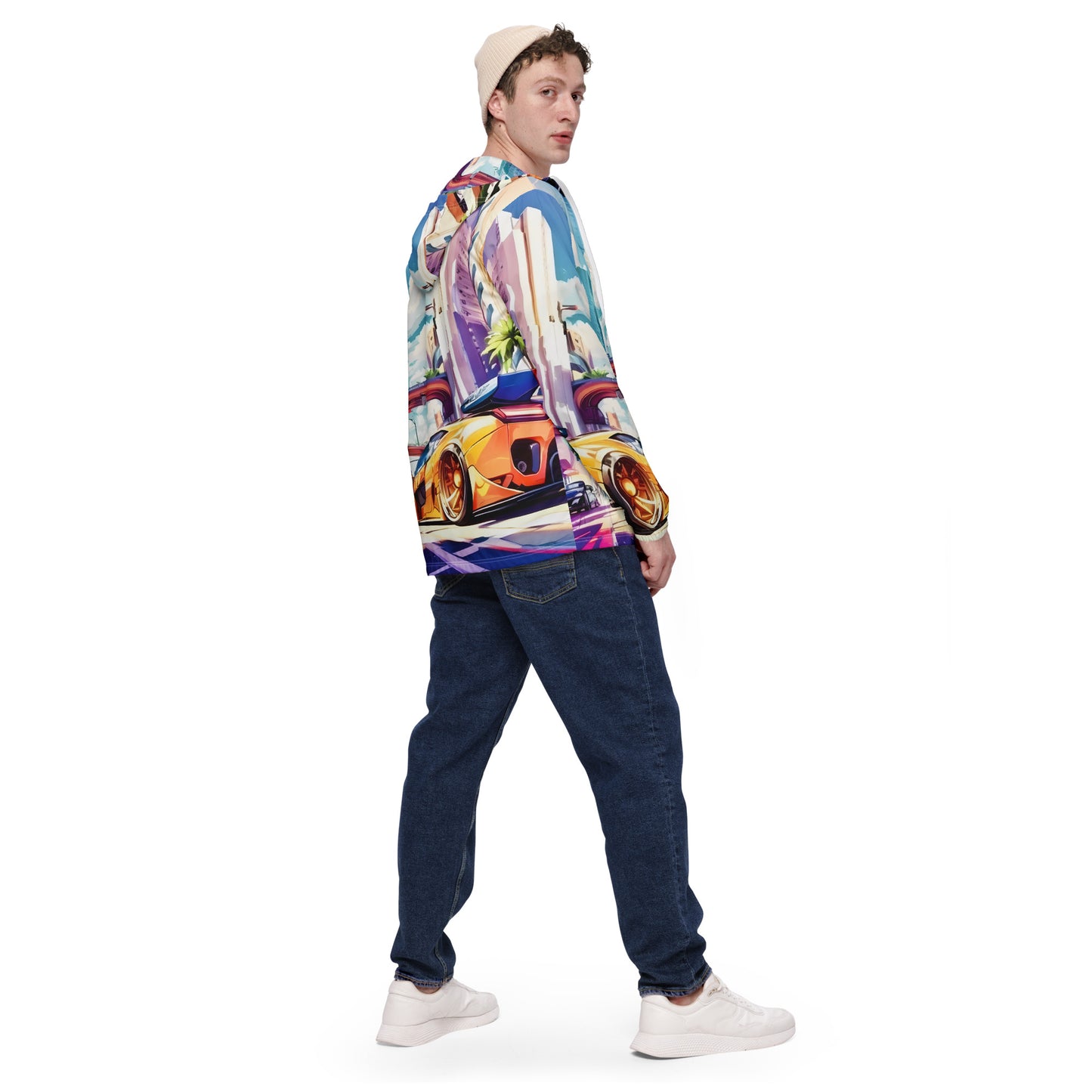 CITY HUNTER Men’s Lightweight Windbreaker