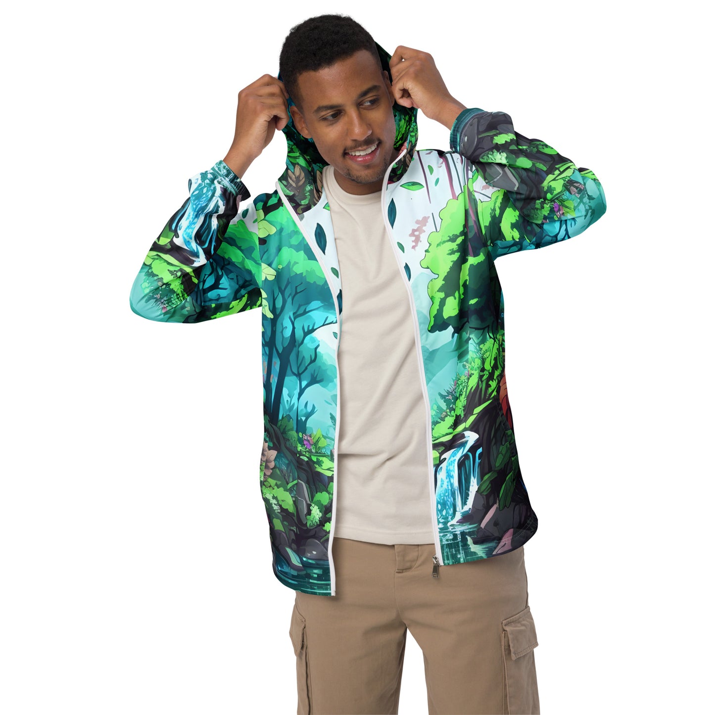 FOREST WALKER Men’s Lightweight Windbreaker