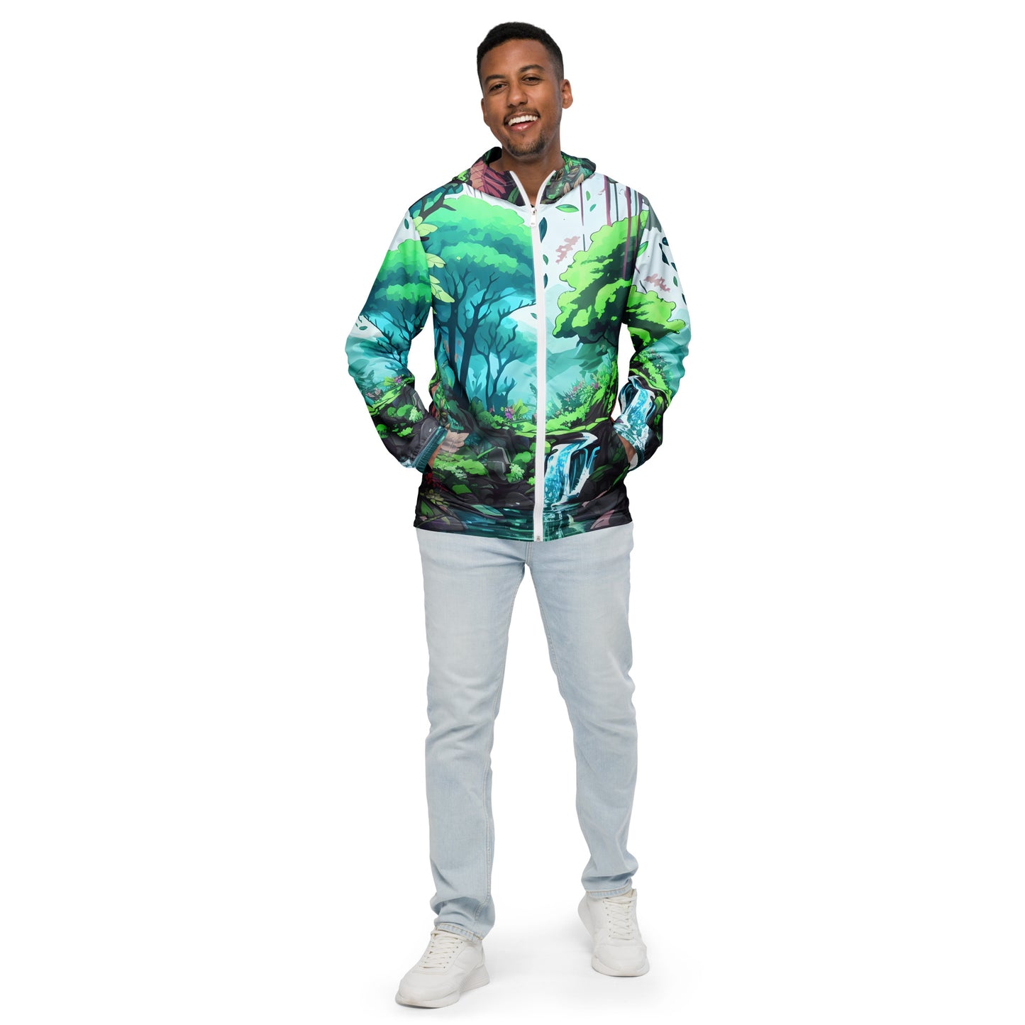 FOREST WALKER Men’s Lightweight Windbreaker