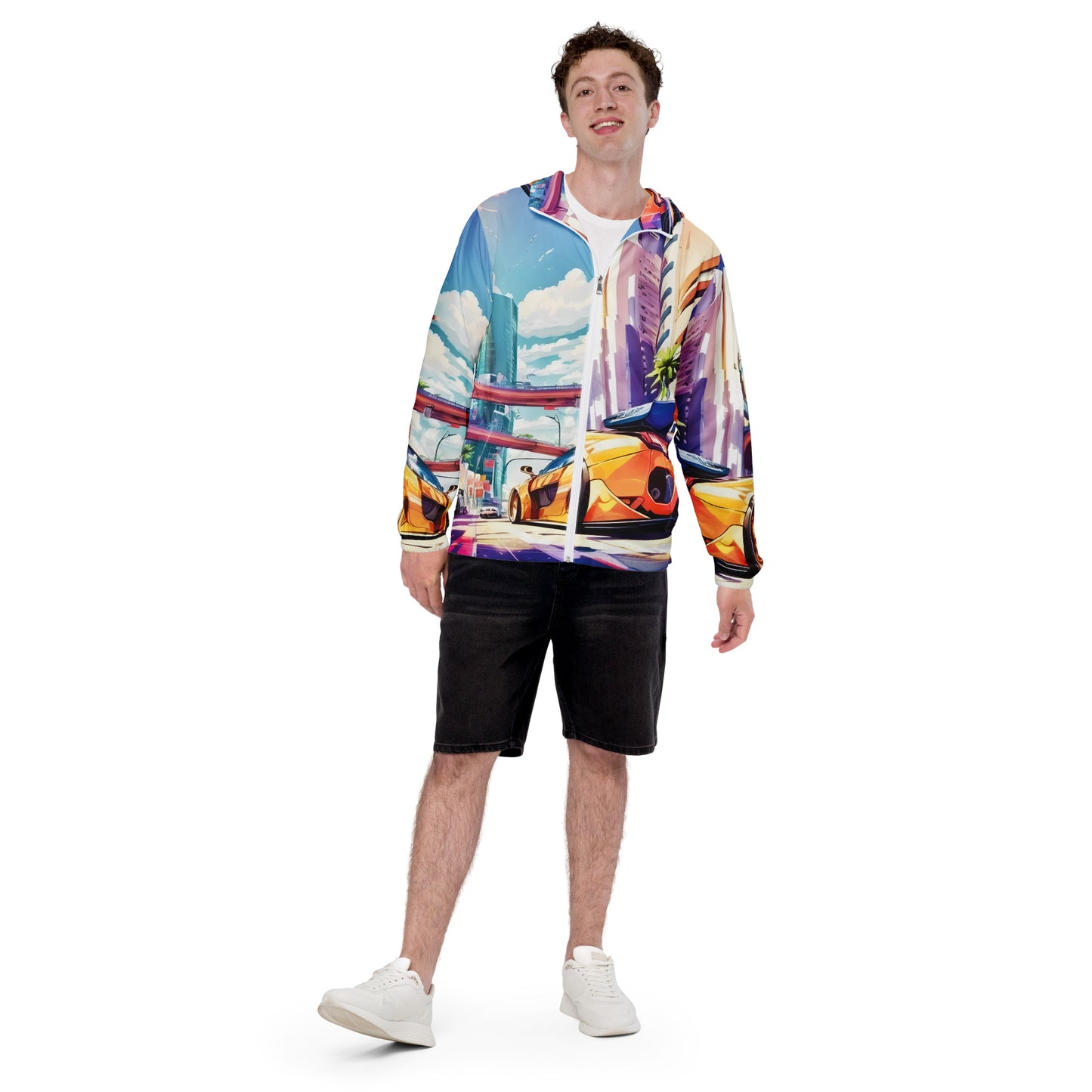 CITY HUNTER Men’s Lightweight Windbreaker