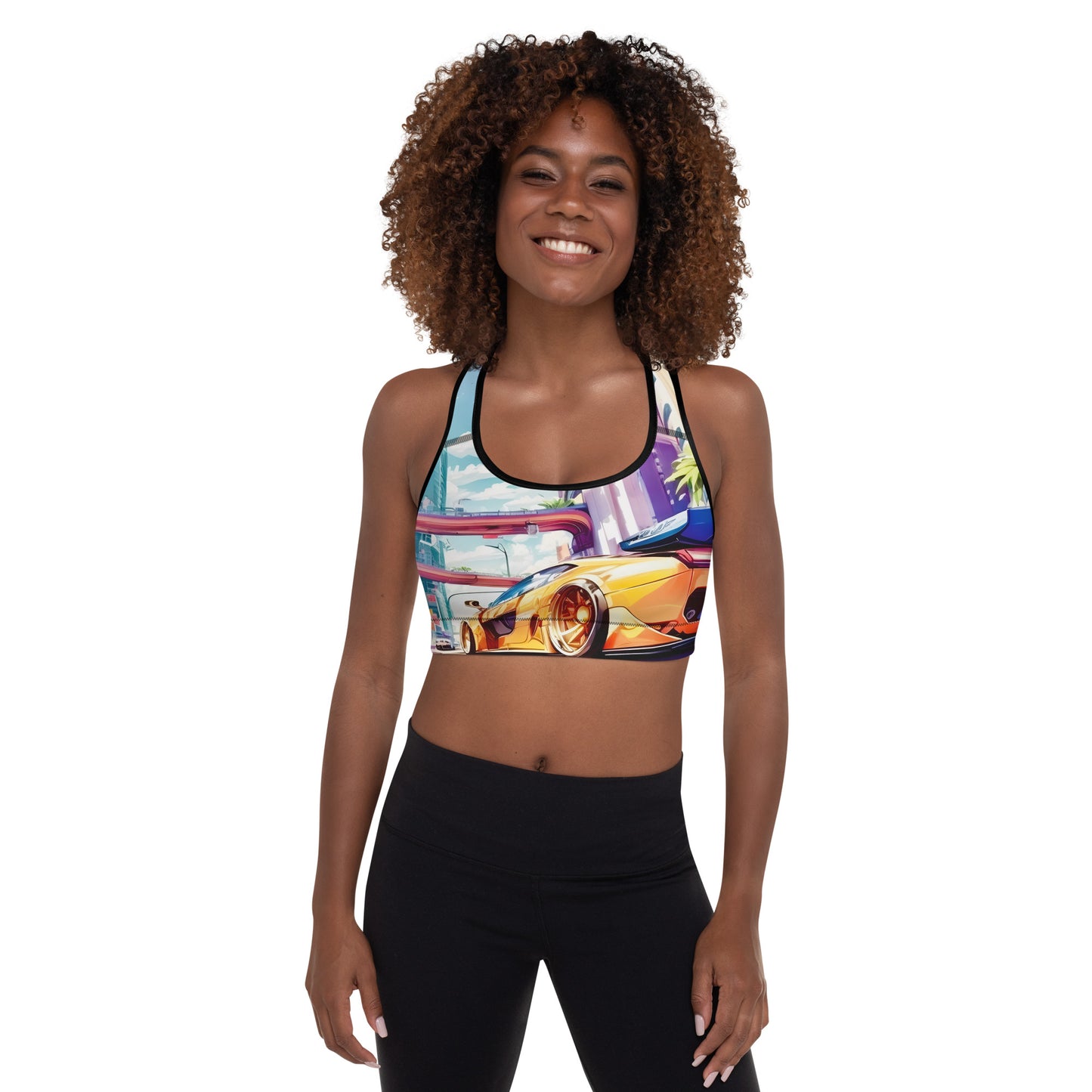 CITY HUNTER Women's Padded Sports Bra