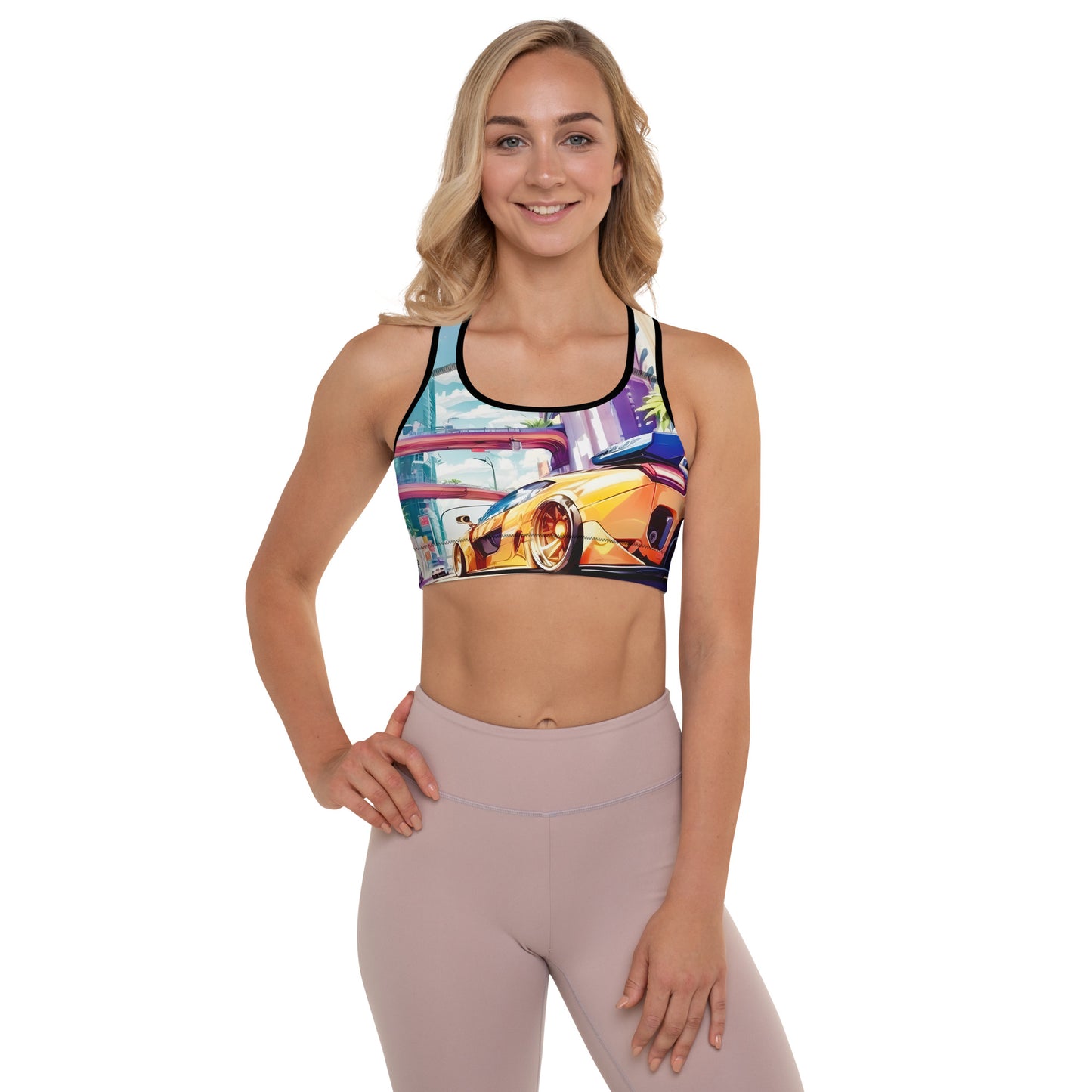 CITY HUNTER Women's Padded Sports Bra