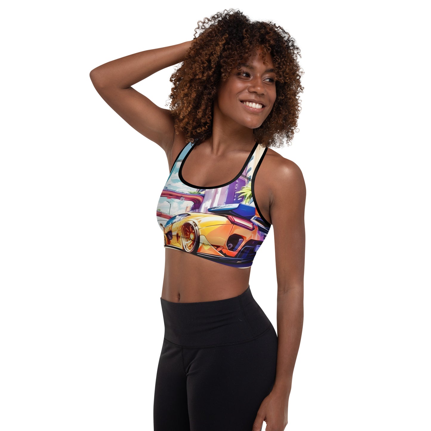 CITY HUNTER Women's Padded Sports Bra