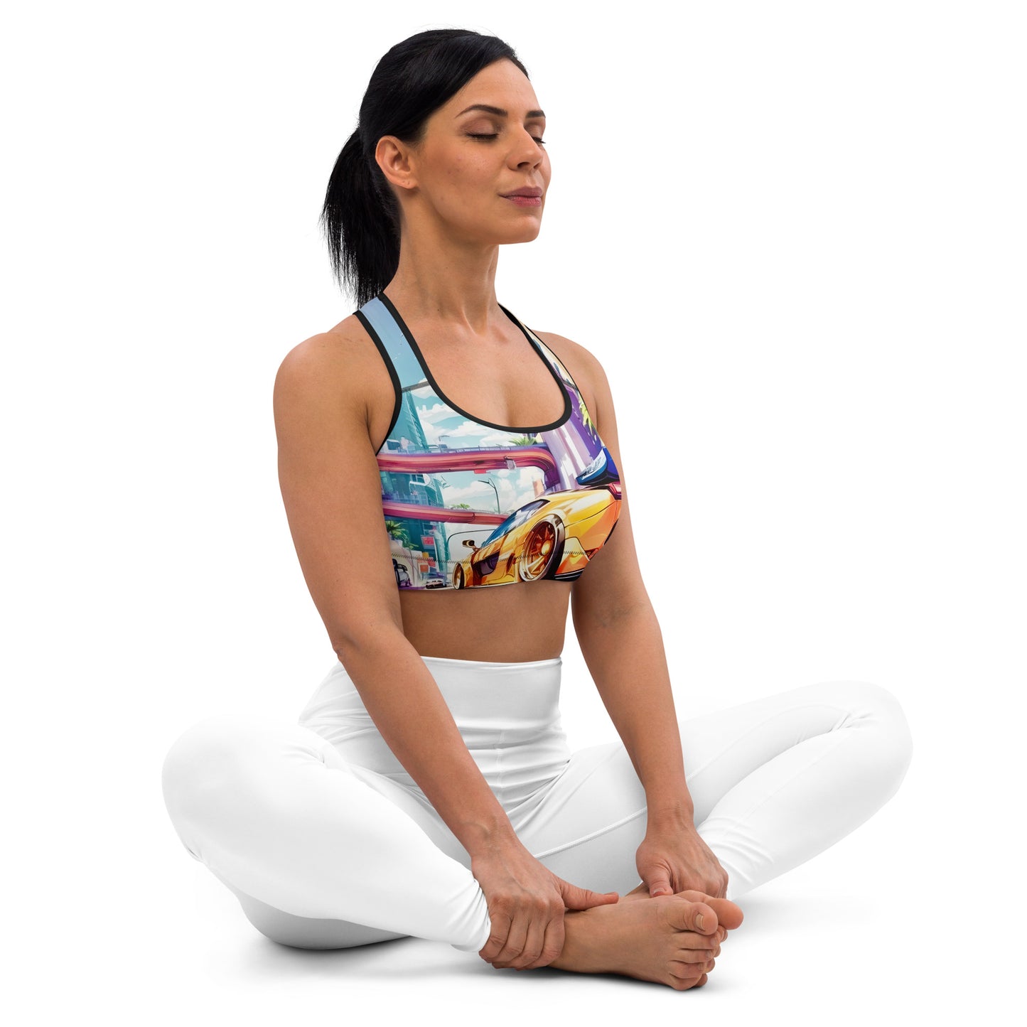 CITY HUNTER Women's Padded Sports Bra