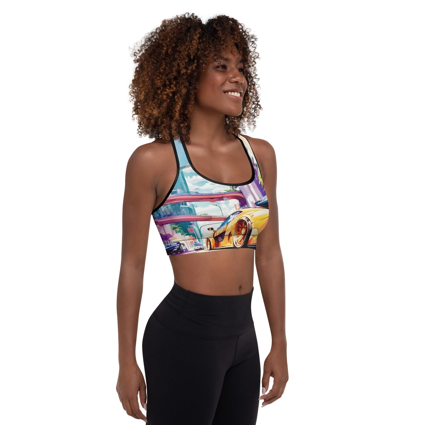 CITY HUNTER Women's Padded Sports Bra